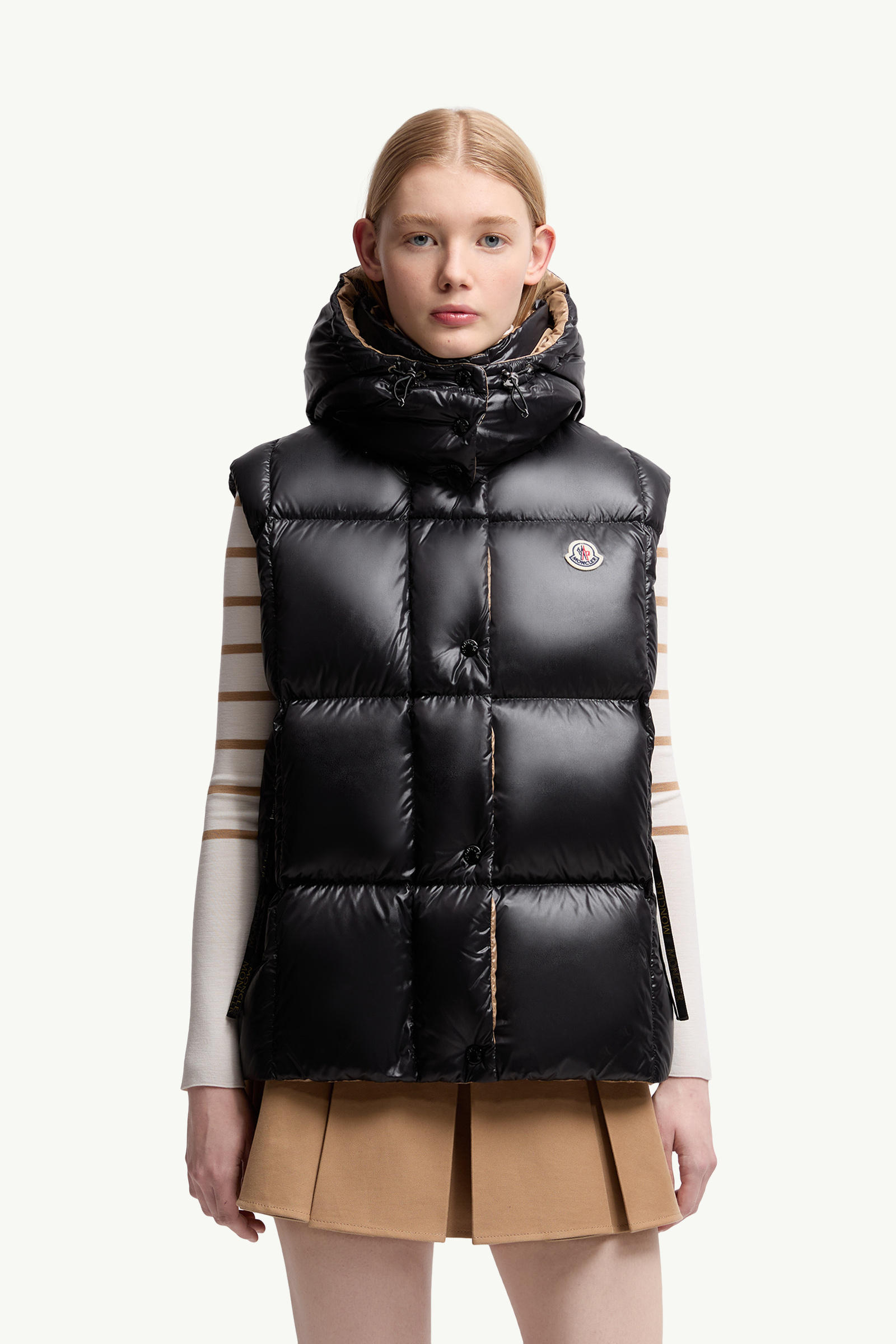 Doudoune sans manches Luzule à capuche Femmes Noir Moncler 3