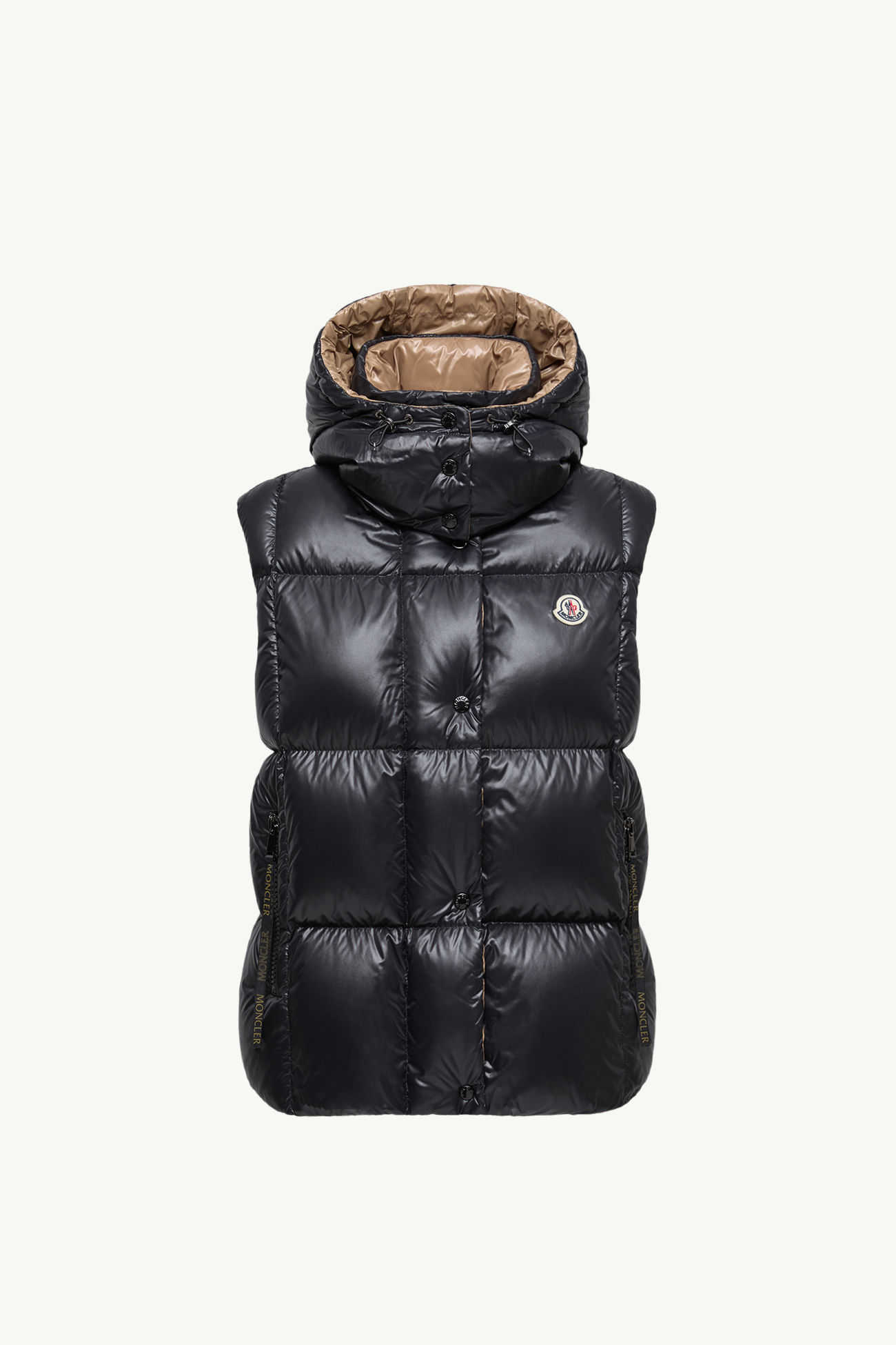 Chal plumífero con capucha Luzule Mujer Negro Moncler 2