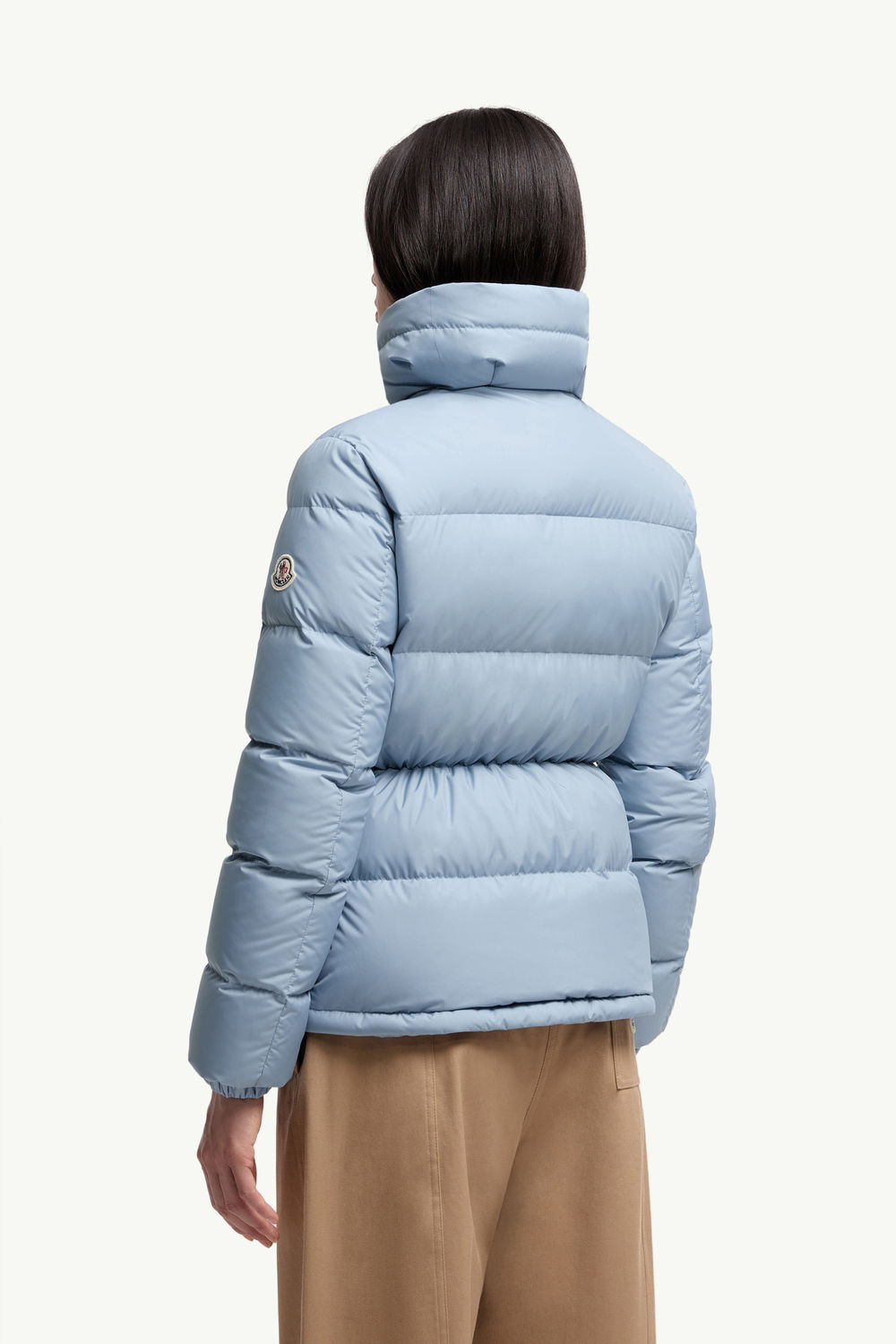 Dourbe Short Down Jacket Women Light Blue Moncler 4