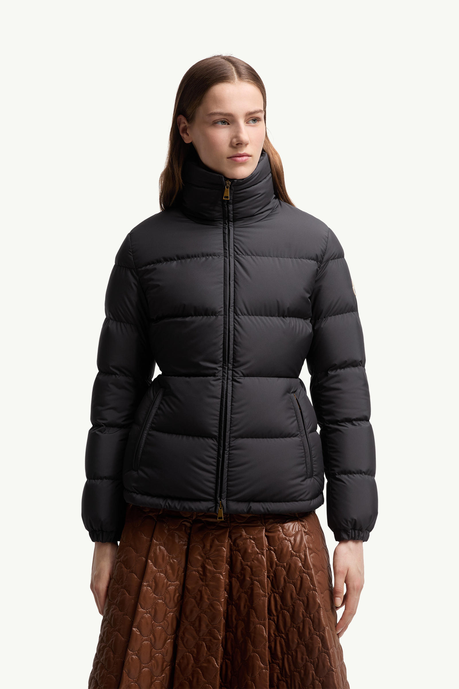 Dourbe Hooded Short Down Jacket Women Black Moncler 3