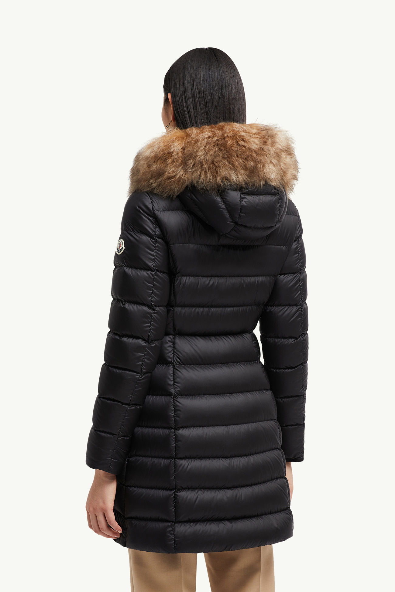 Hirmafur连帽羊毛长款羽绒夹克外套 黑色 Moncler 4