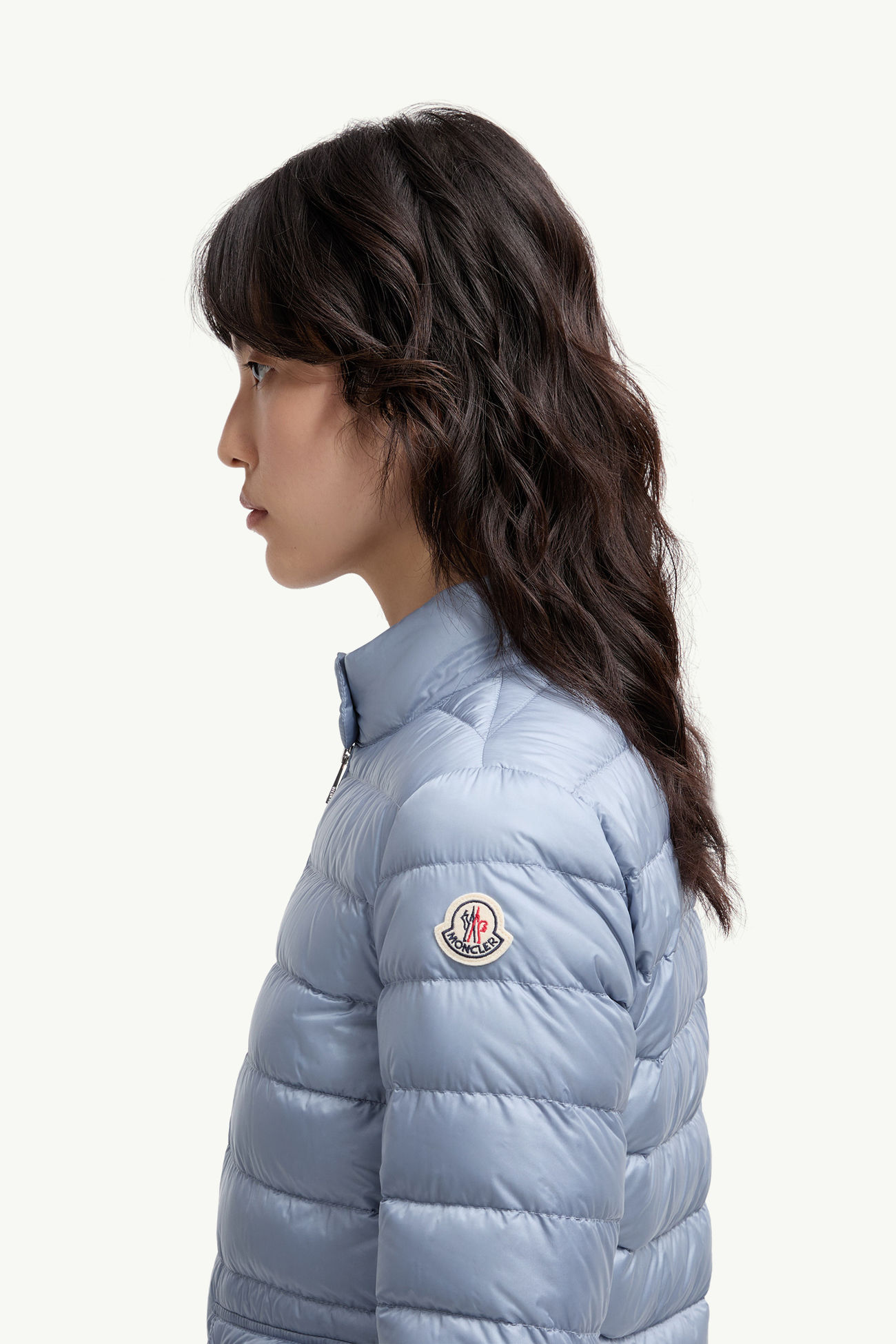 Doudoune courte Lans repliable Femmes Bleu clair Moncler 1