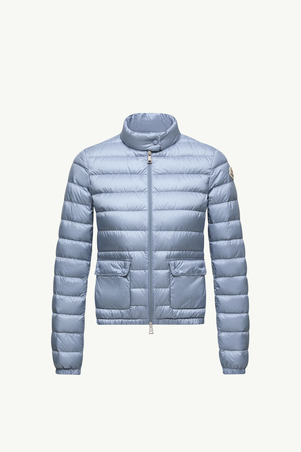 Lans Packable Short Down Jacket Women Light Blue Moncler 2