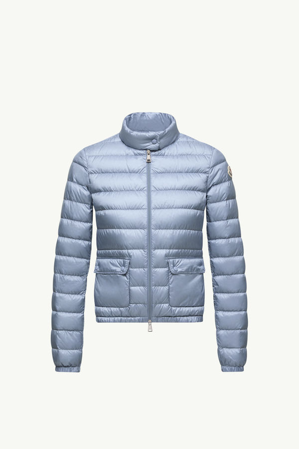 Lans Packable Short Down Jacket Women Light Blue Moncler 2