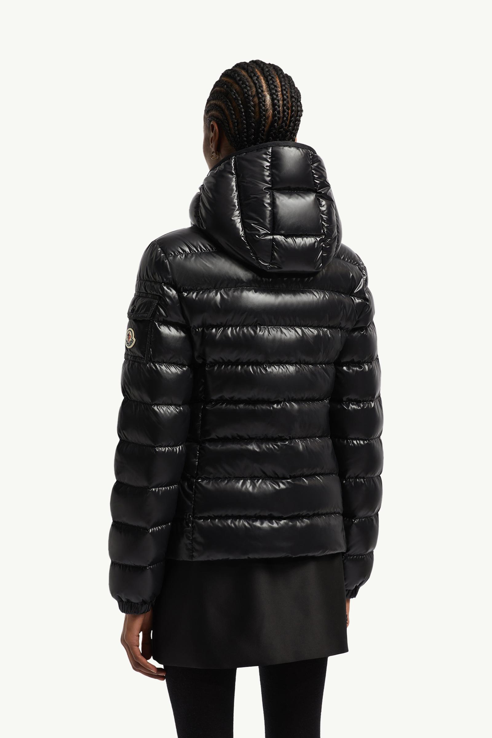 Black Bady Hooded Short Down Jacket - Short Down Jackets for
