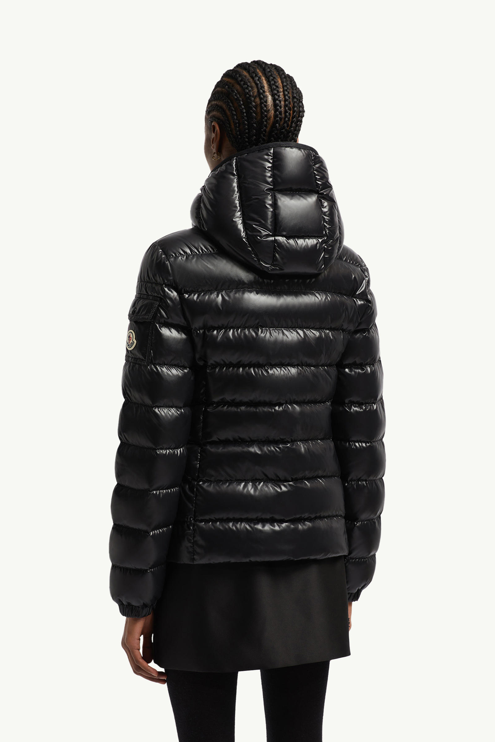 Bady女士连帽短款羽绒夹克外套 女士 黑色 Moncler 4
