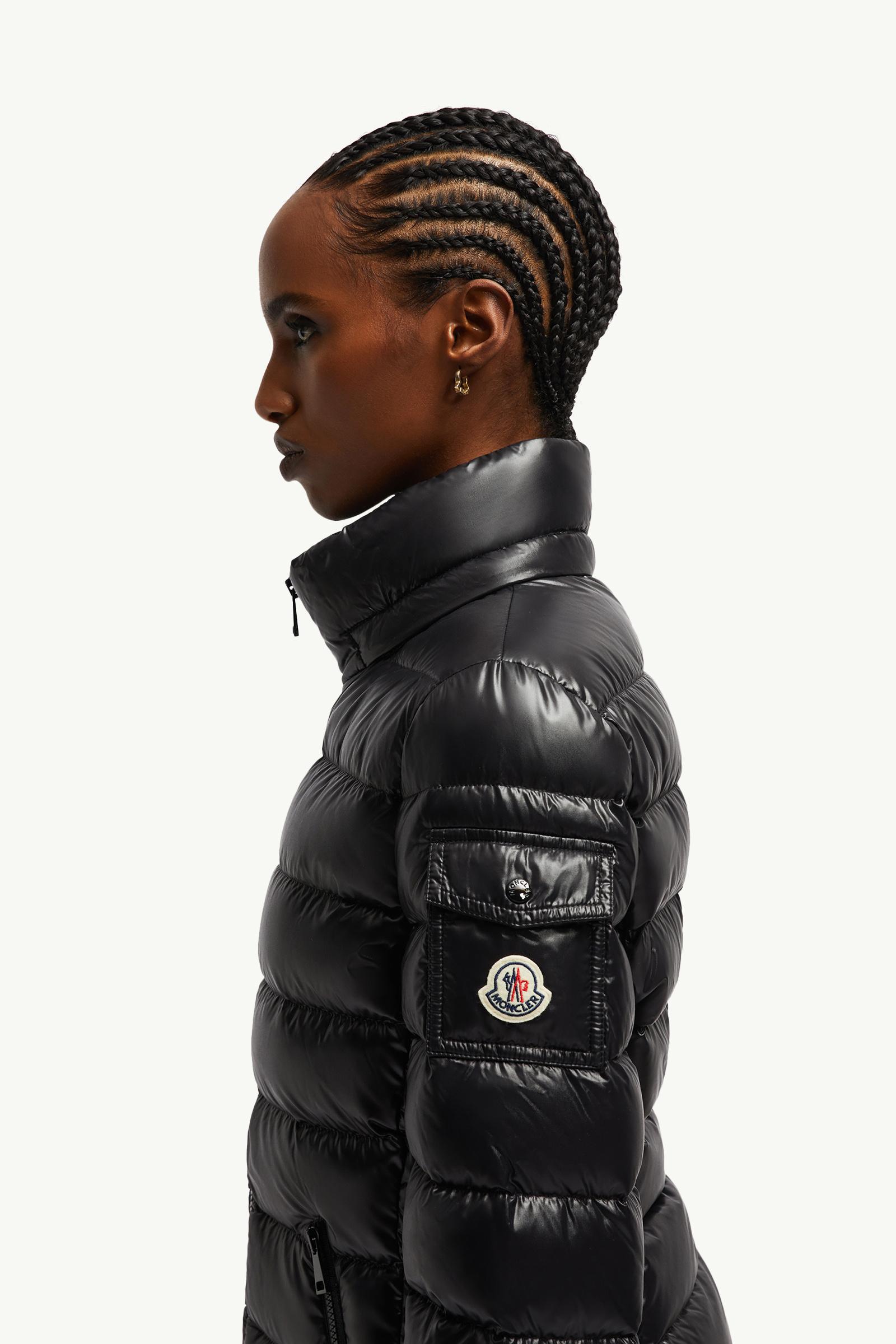 Bady Hooded Short Down Jacket Women Black Moncler 1