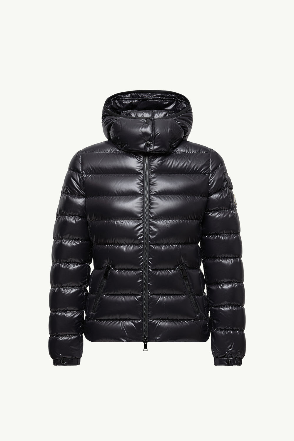 Bady Hooded Short Down Jacket Women Black Moncler 2