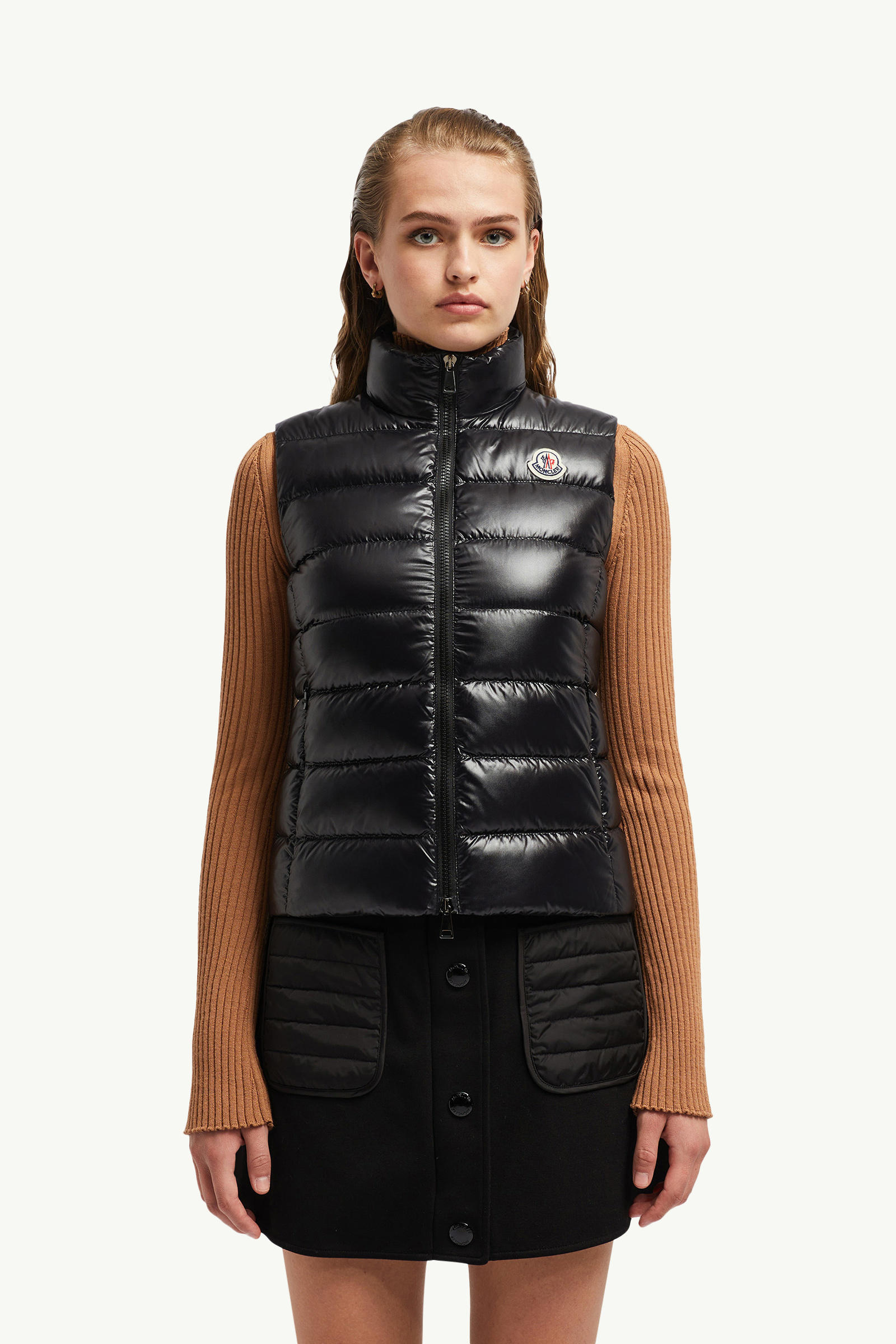 Ghany Down Gilet Women Black Moncler 3