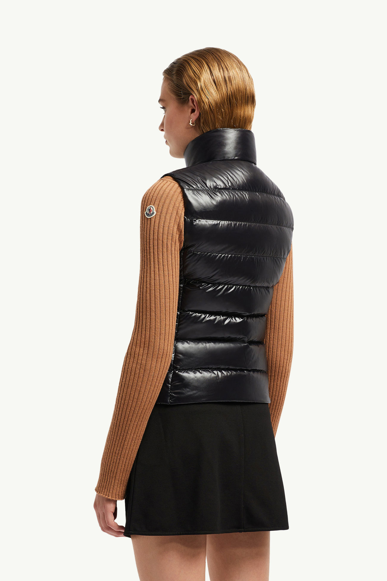 Ghany ベスト レディース ブラック Moncler 4