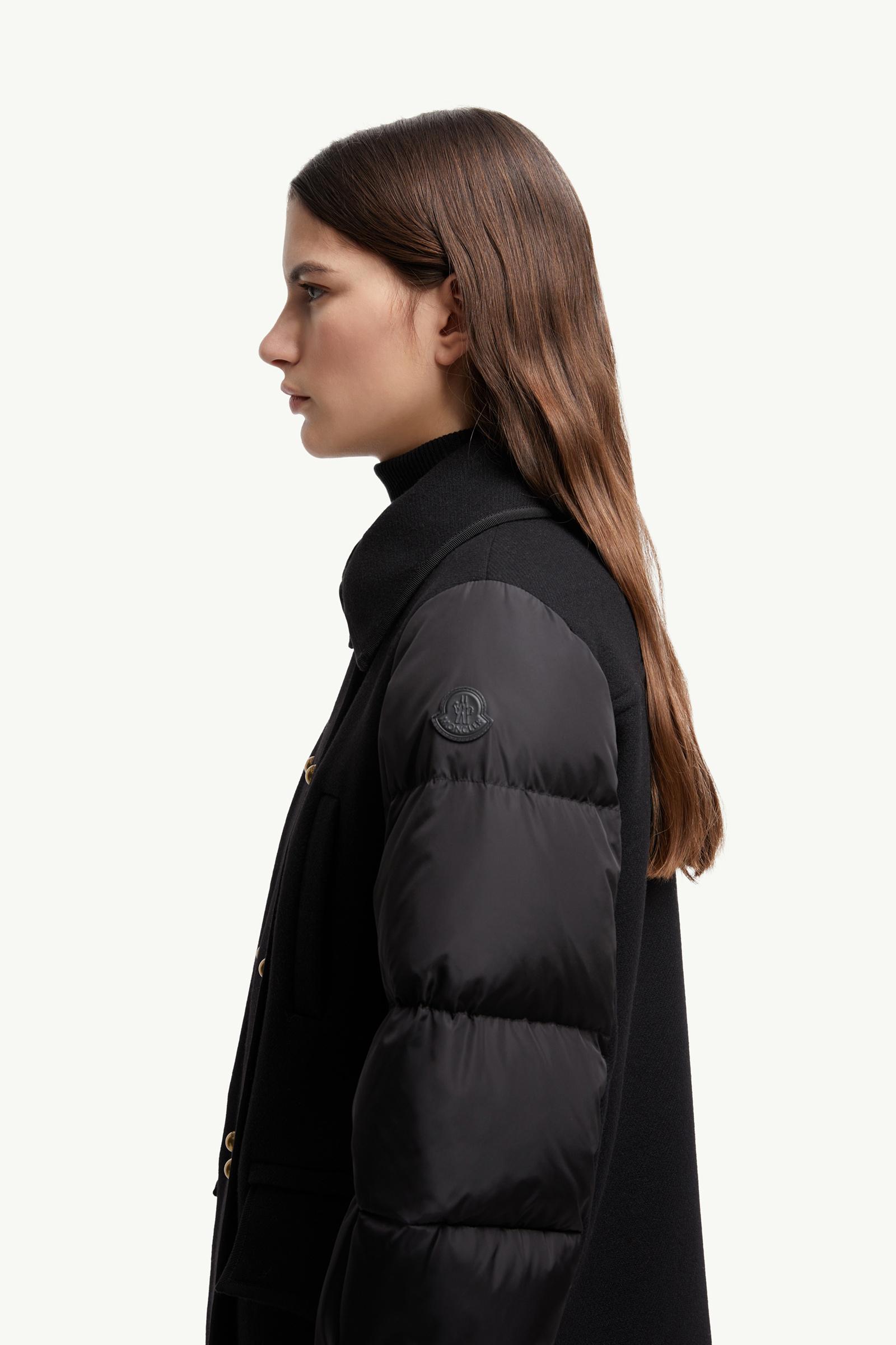 Chaillo Wool Down Coat Women Black Moncler 1