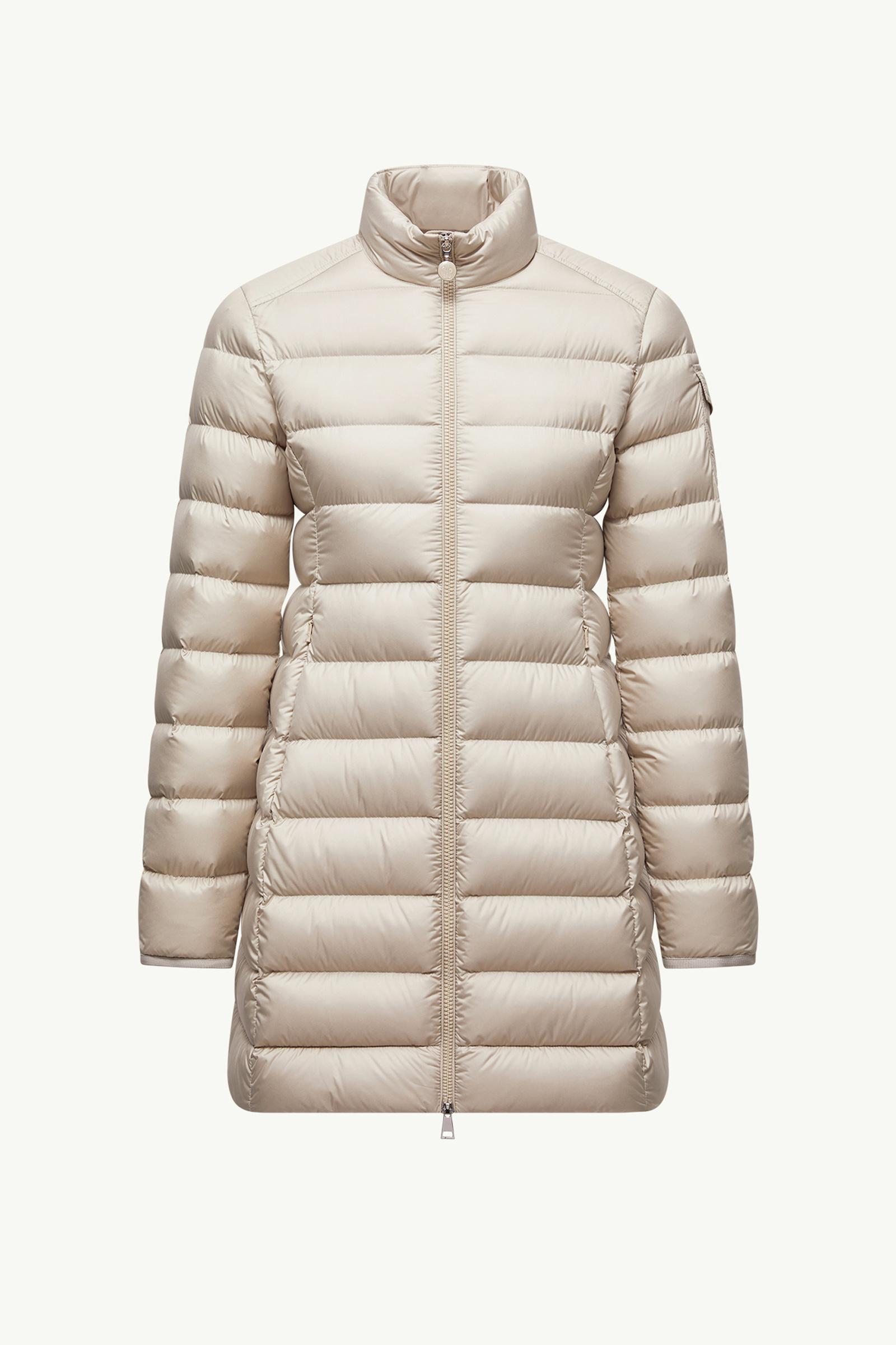 ダウンジャケット・コート MONCLER BEIGE IGES DOWN JACKET Light Beige Igesse Mid-Length Down Jacket - Long Jackets