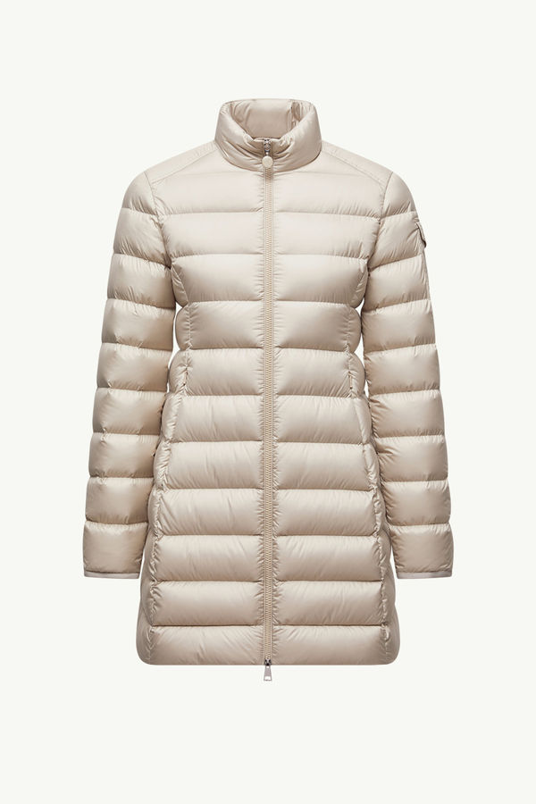 Igesse Mid-Length Down Jacket Women Light Beige Moncler 2