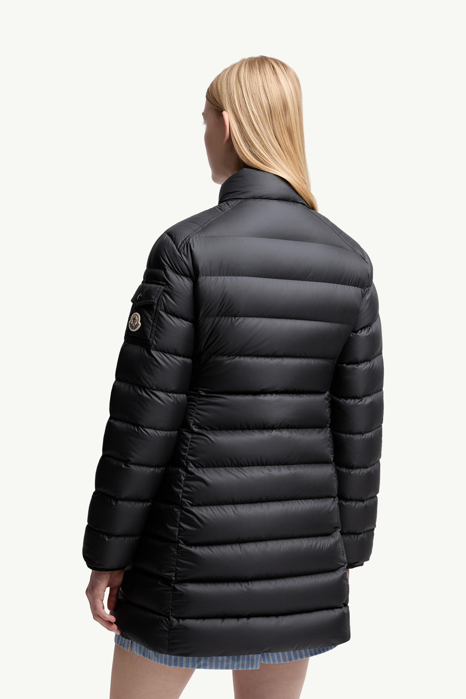 Igesse Mid-Length Down Jacket Women Black Moncler 4