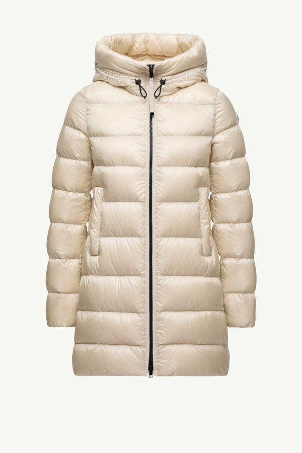 Doudoune mi-longue à capuche Suyenne Femmes Beige Clair Moncler 2