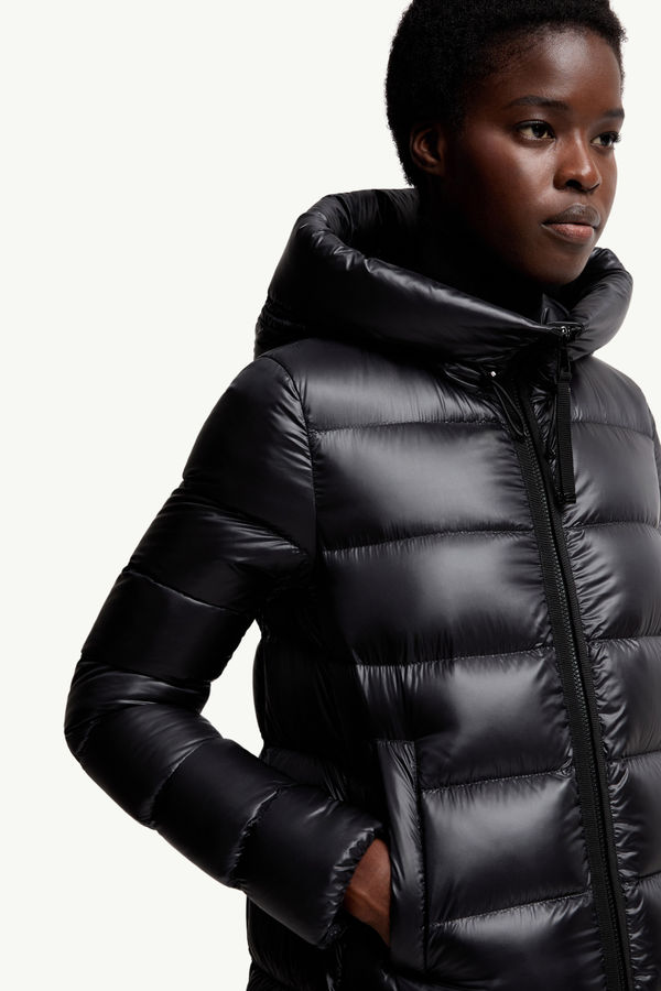 Suyenne mittellange Daunenjacke mit Kapuze Damen Schwarz Moncler 5