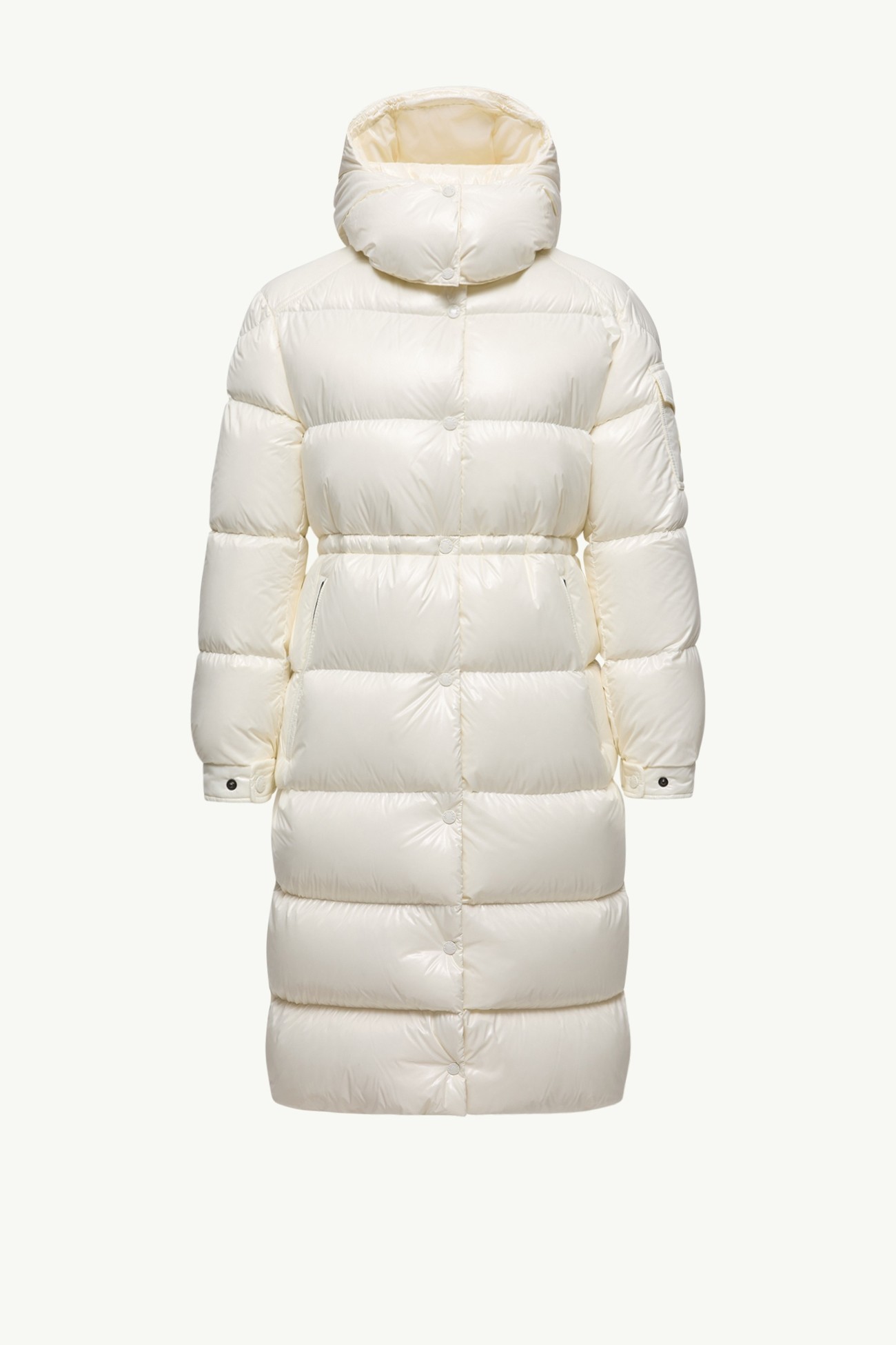 Doudoune longue à capuche Cavettaz Femmes Blanc Moncler 2