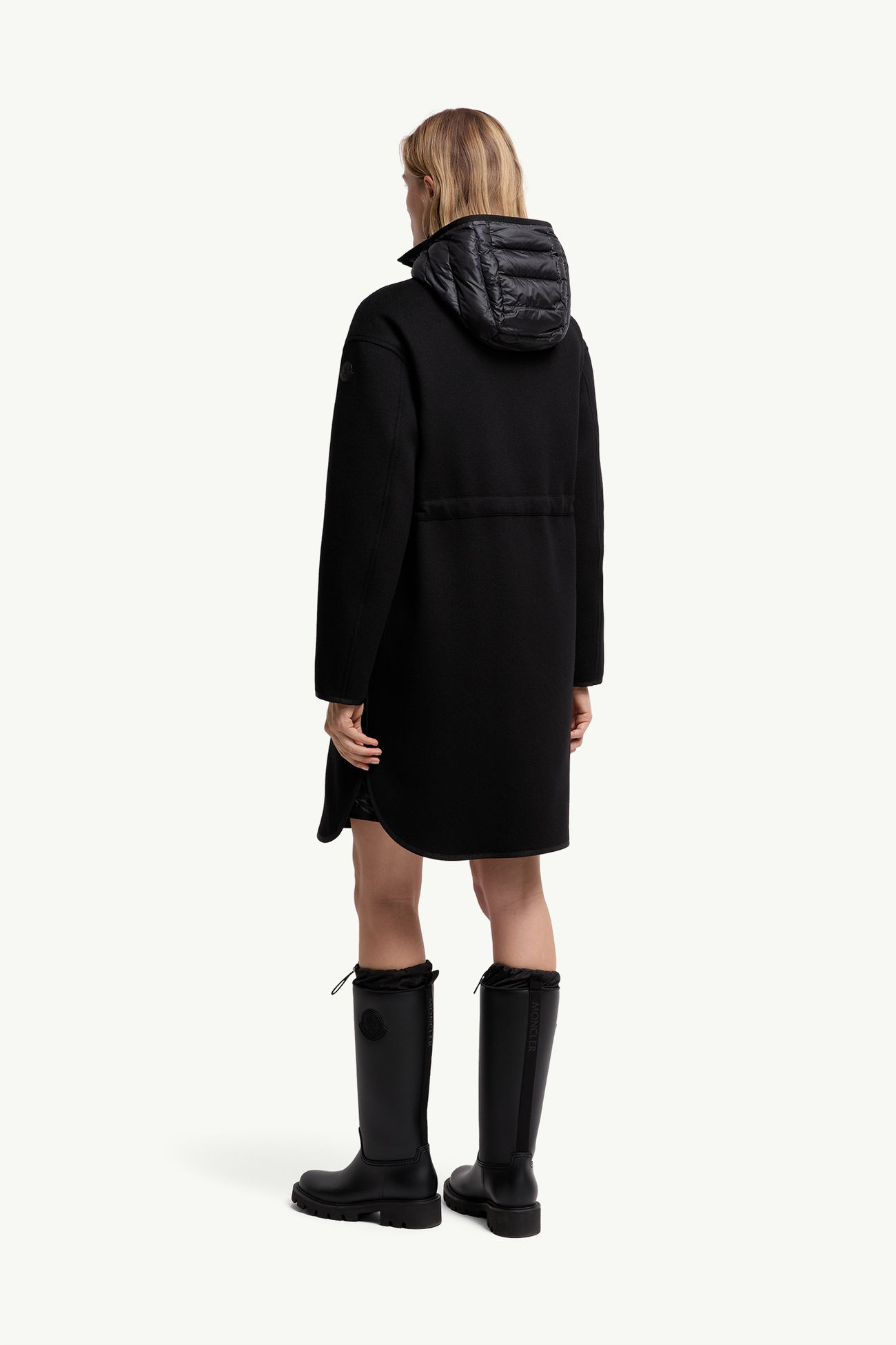 Piumino lungo Bonreposse 3-in-1 in lana e cashmere Donna Nero Moncler 4
