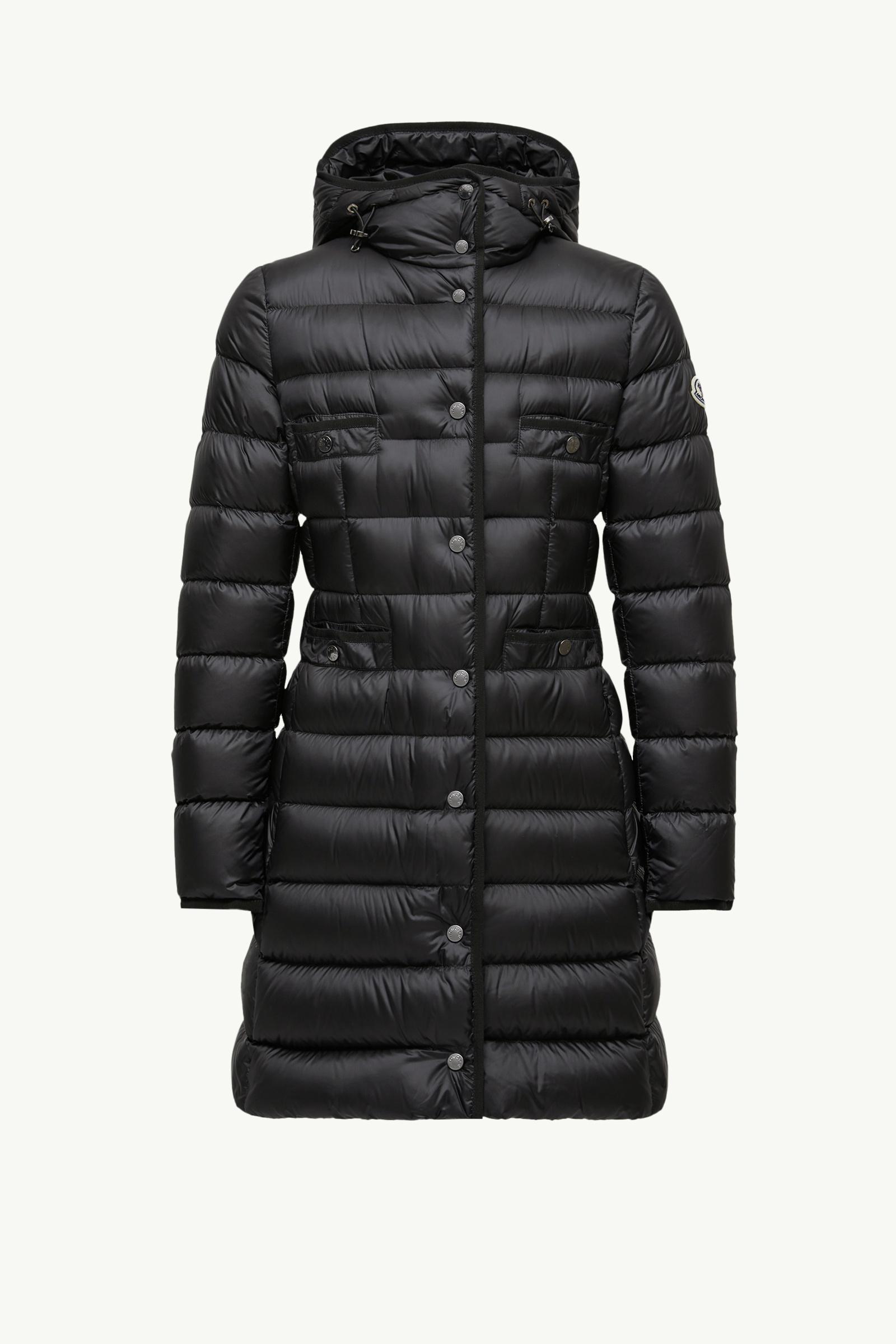Black Parnaiba Hooded Long Down Jacket - Long Jackets