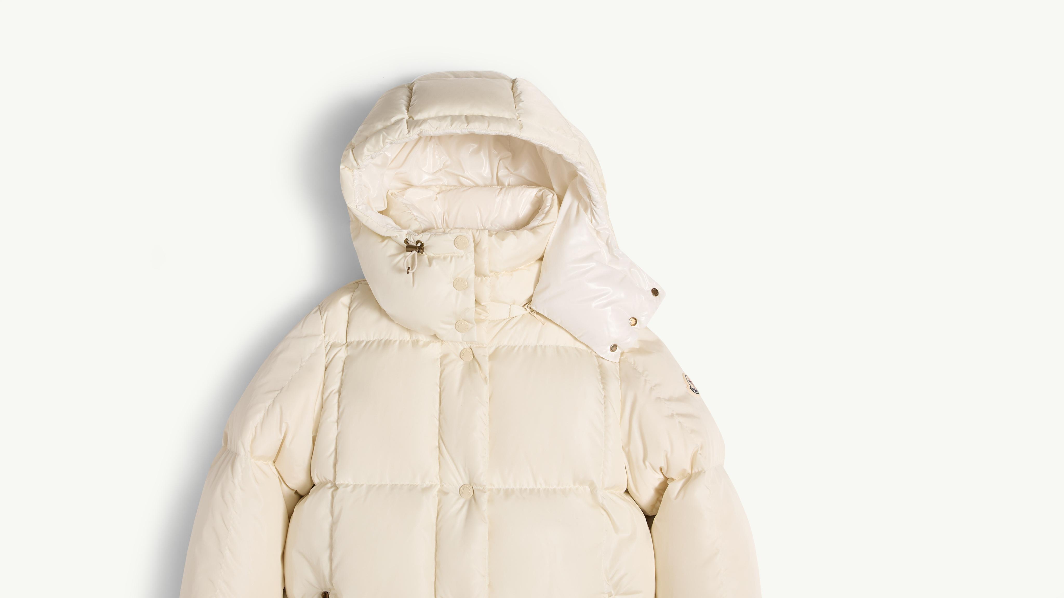 モンクレール　ホワイト キルティング ロングダウンジャケット MONCLER 【並行輸入品】モンクレール ダウンジャケット