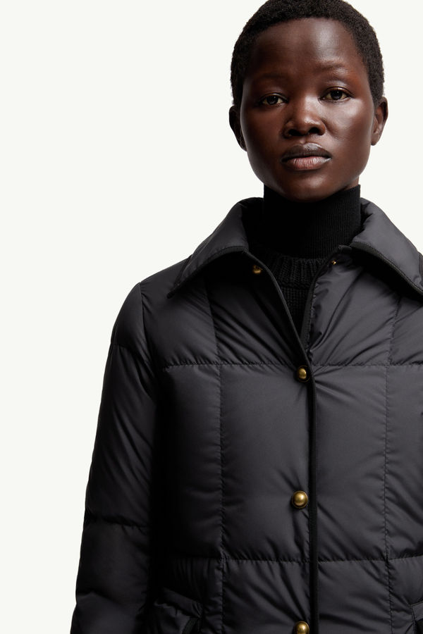 Achard Long Down Jacket Women Black Moncler 6