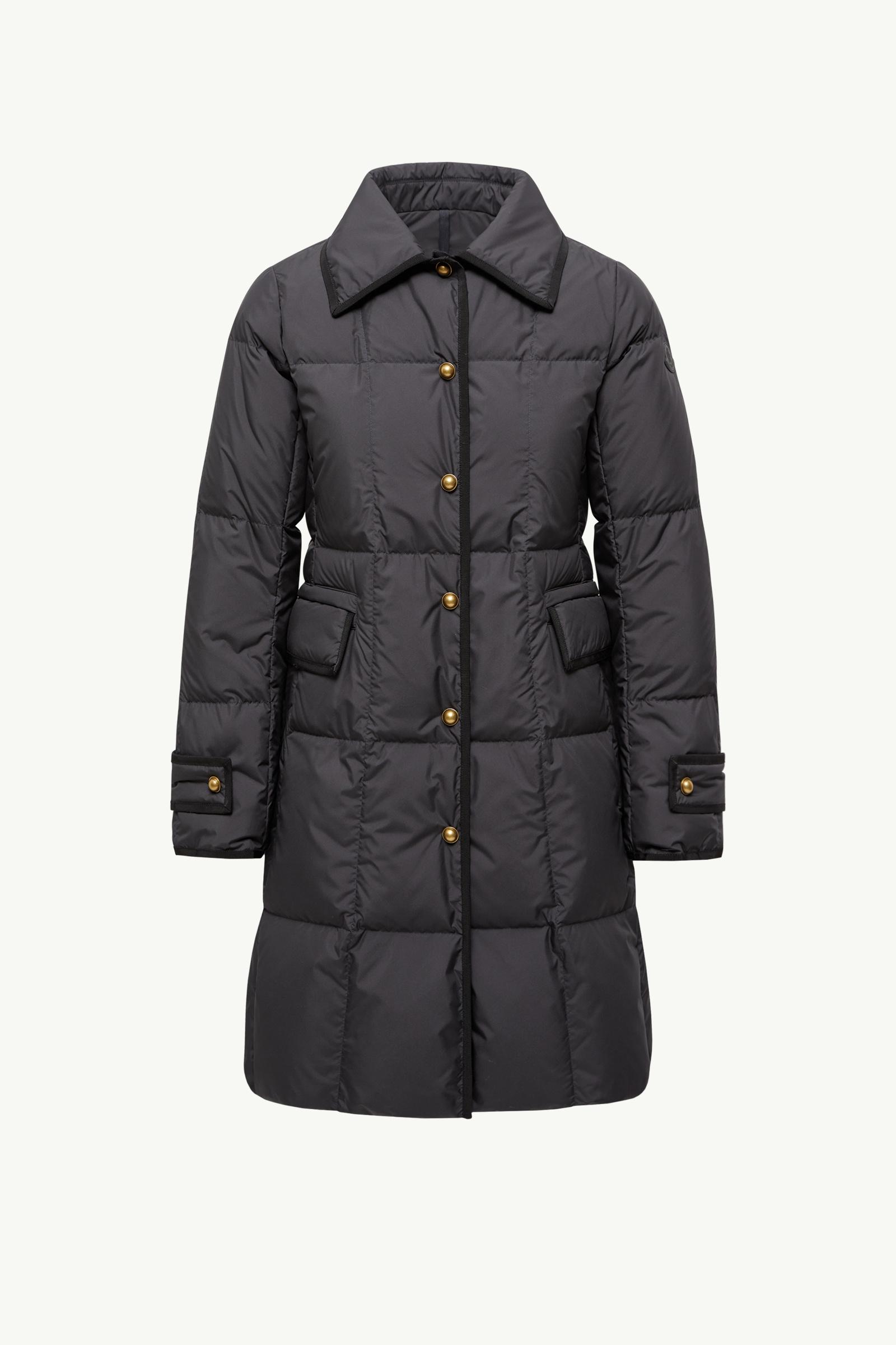 Black Achard Long Down Jacket - Long Jackets & Parka for Women