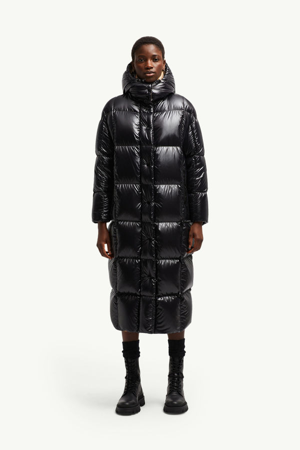 Doudoune longue à capuche Parnaiba Femmes Noir Moncler 3