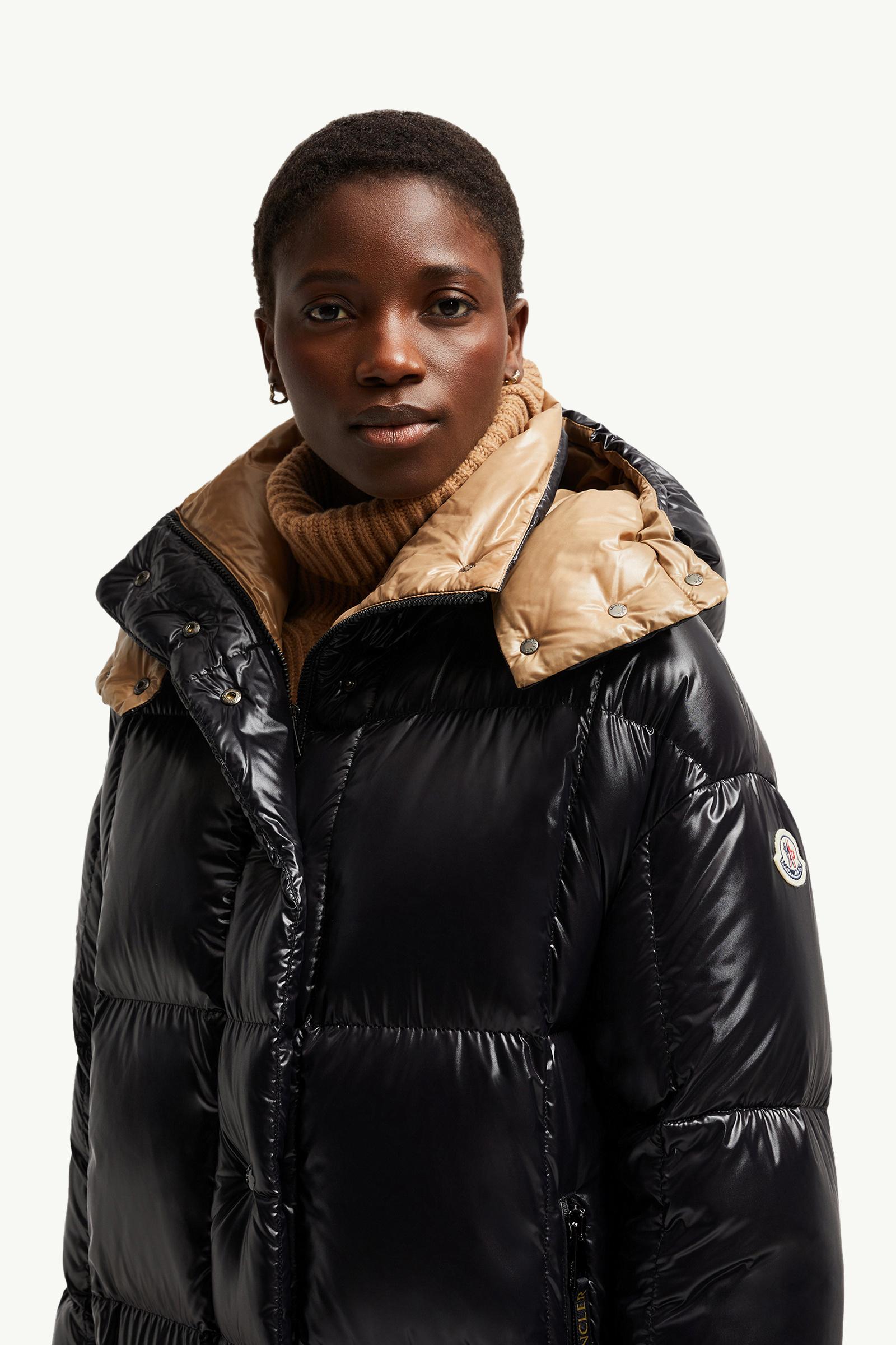 ダウンジャケット・コート MONCLER | Parnaiba Long Down Jacket Black Parnaiba Hooded Long Down Jacket - Long Jackets