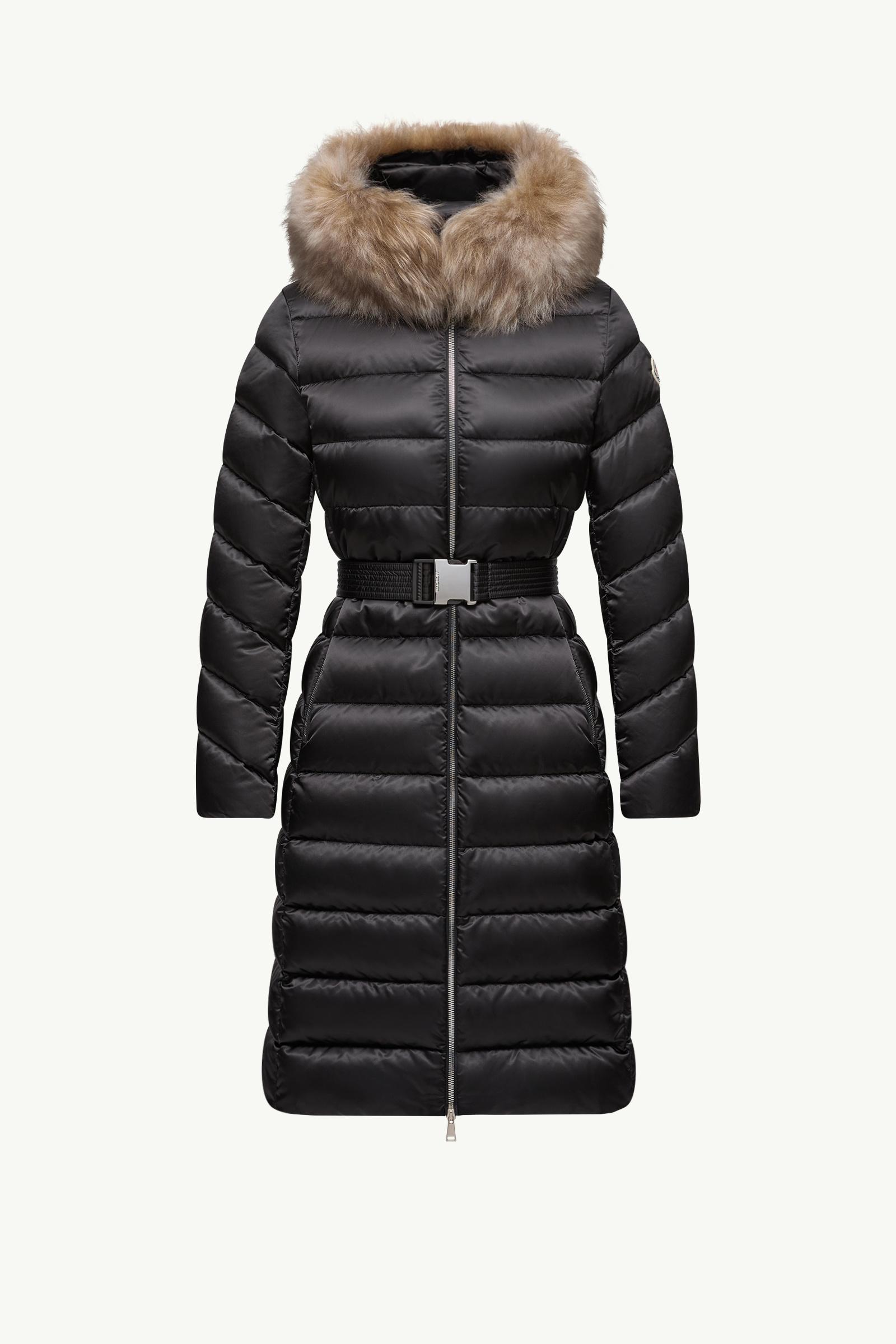 Leersie Hooded Shearling-Trimmed Long Down Jacket_findInBoutique_image