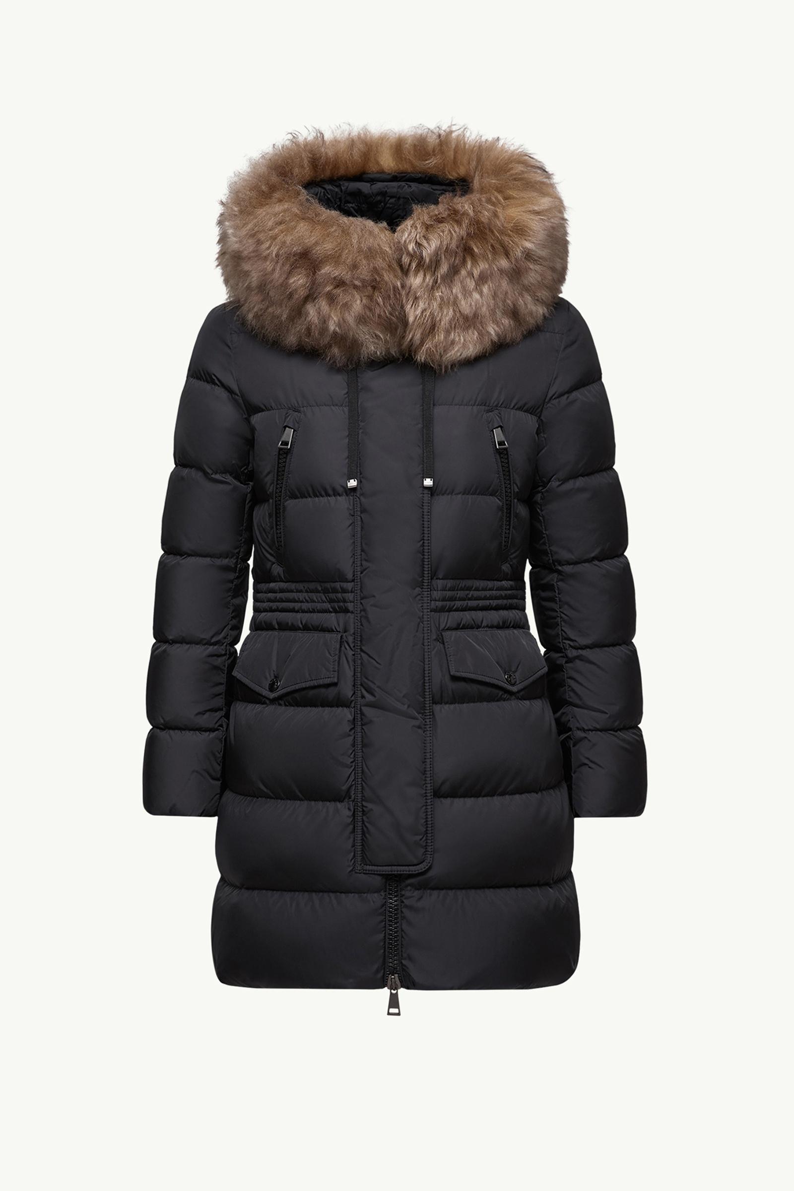 ブラック モンクレール MONCLER APHROTI ダウンコート & ベージュ 