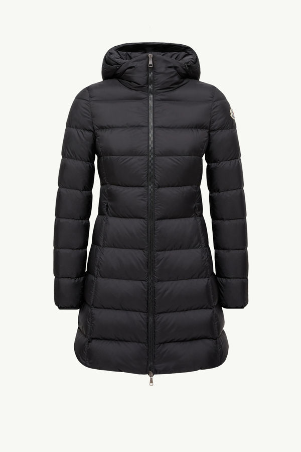 Plumífero largo con capucha Gie Mujer Negro Moncler 2