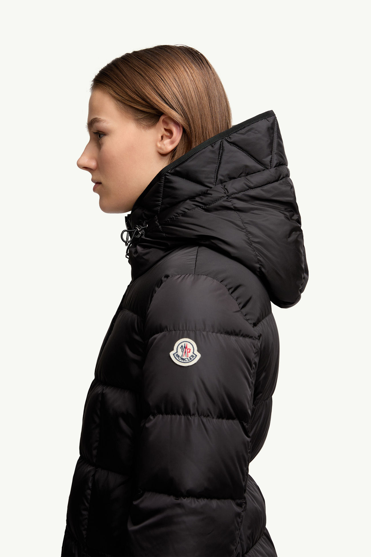 Avocette ロングダウンジャケット レディース ブラック Moncler 1