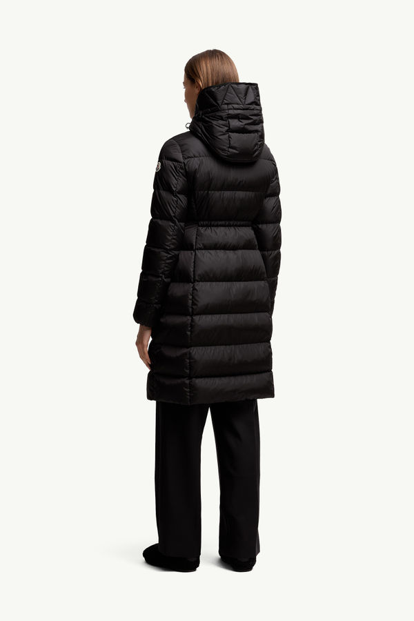 Avocette ロングダウンジャケット レディース ブラック Moncler 4