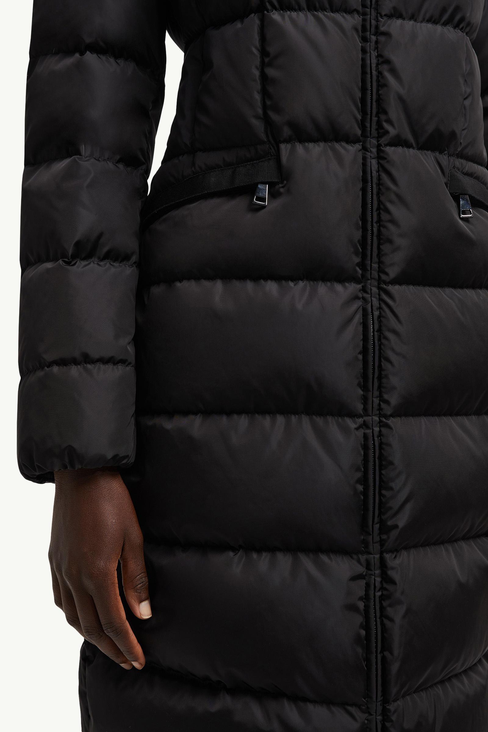 Black Avocette Hooded Long Down Jacket - Long Down Jackets