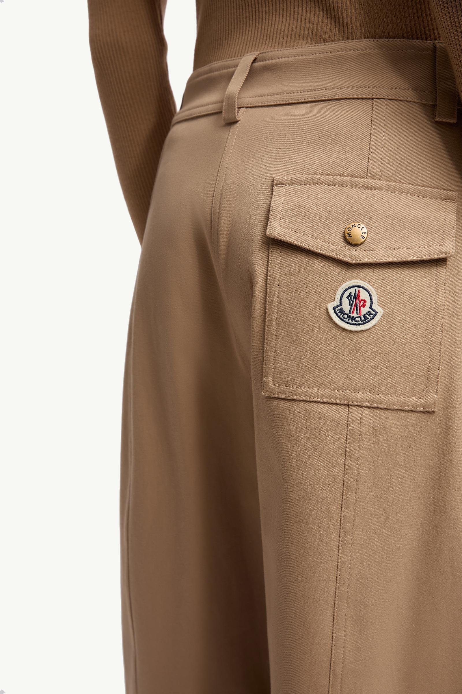 パンツ MONCLER Women Straight Pants 2A00012 BEIGE Moncler Straight Pants - Beige | Editorialist