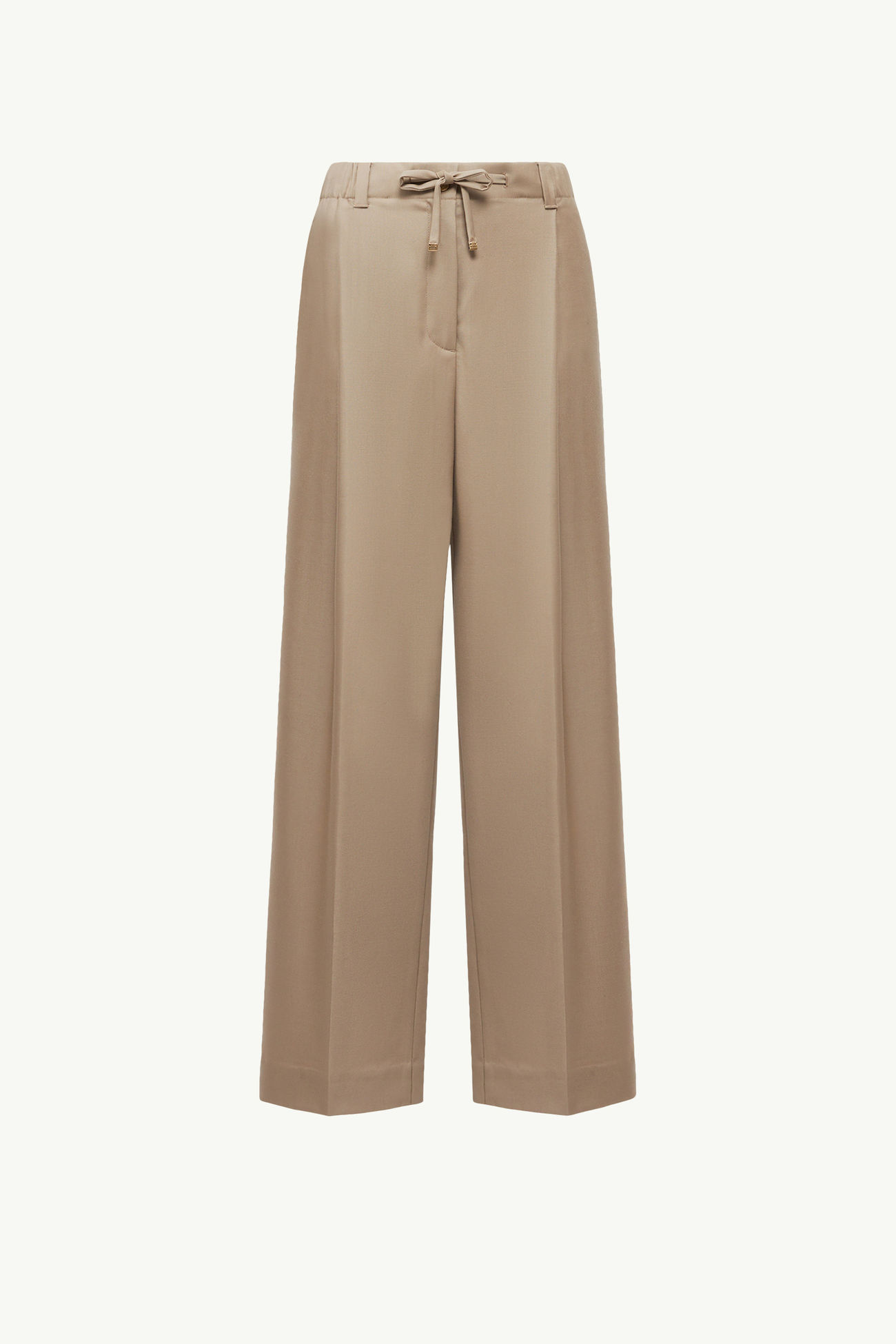 Pantalones de sastrería de gabardina de lana Mujer Beige Moncler 2