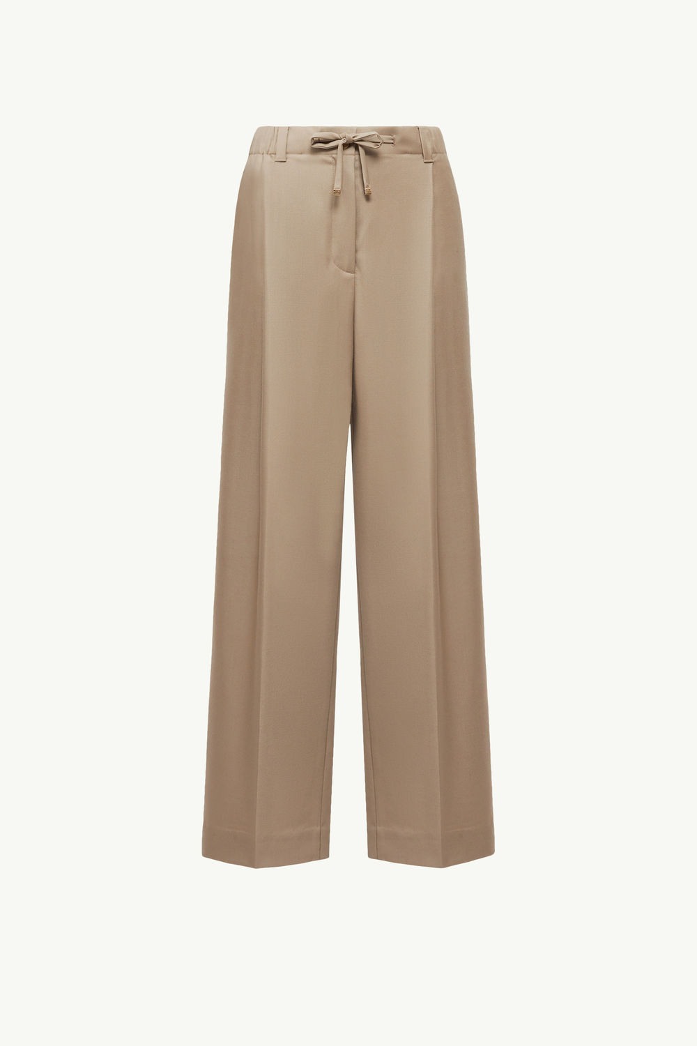 Wool Gabardine Tailored Pants Women Beige Moncler 2