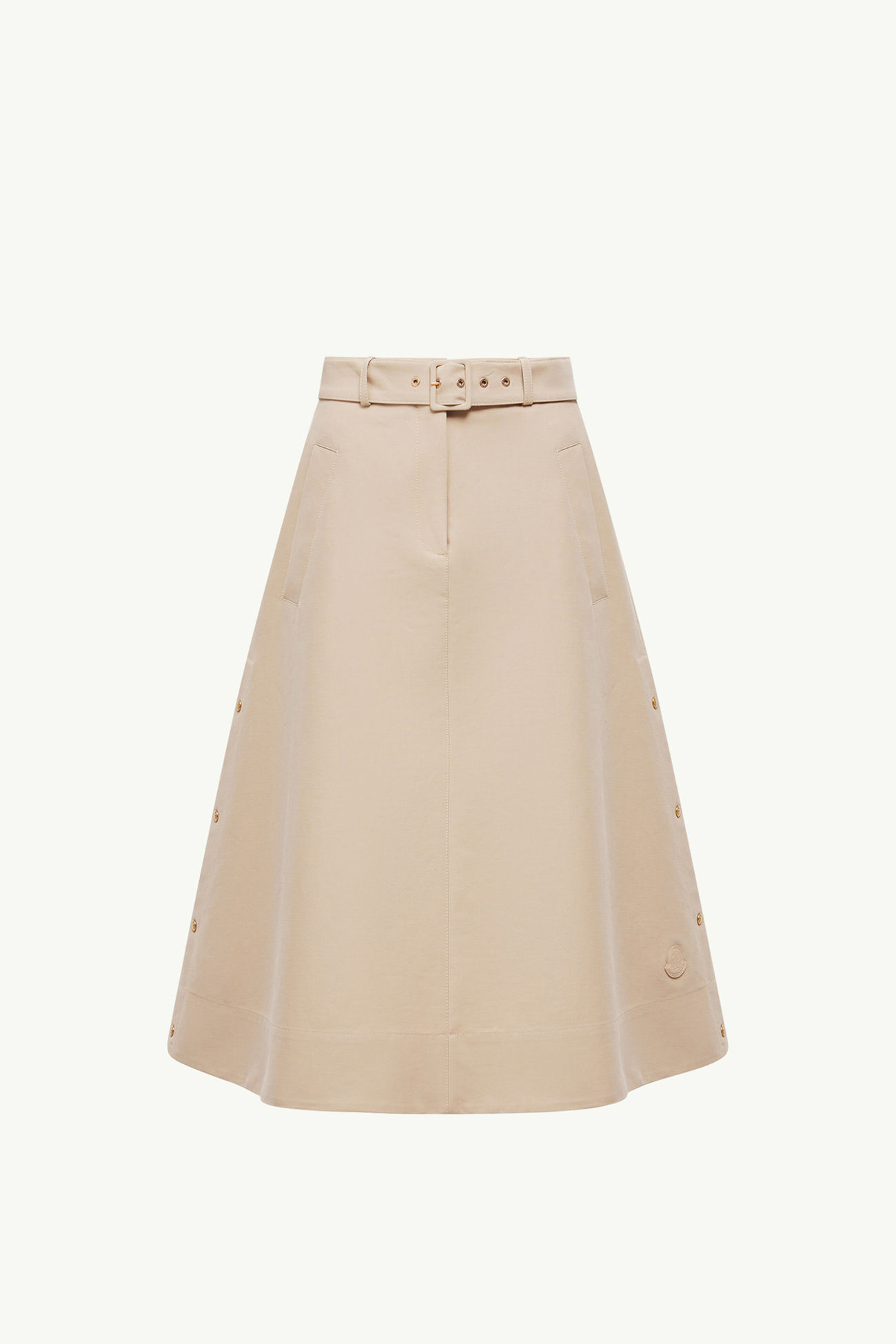 Gonna midi in cotone Donna Beige Moncler 2