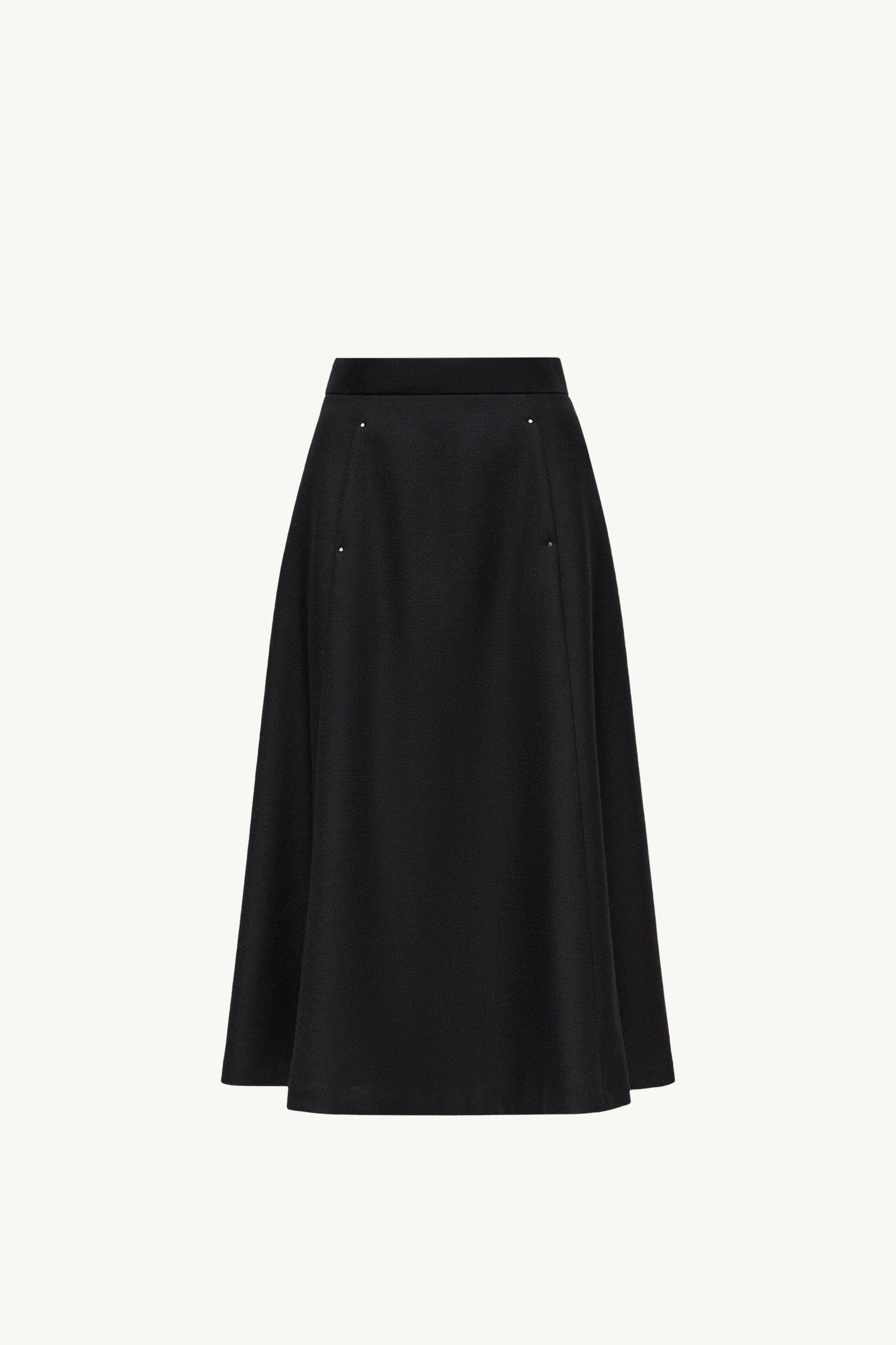 Midirock aus Mouliné-Wolle Damen Schwarz Moncler 2