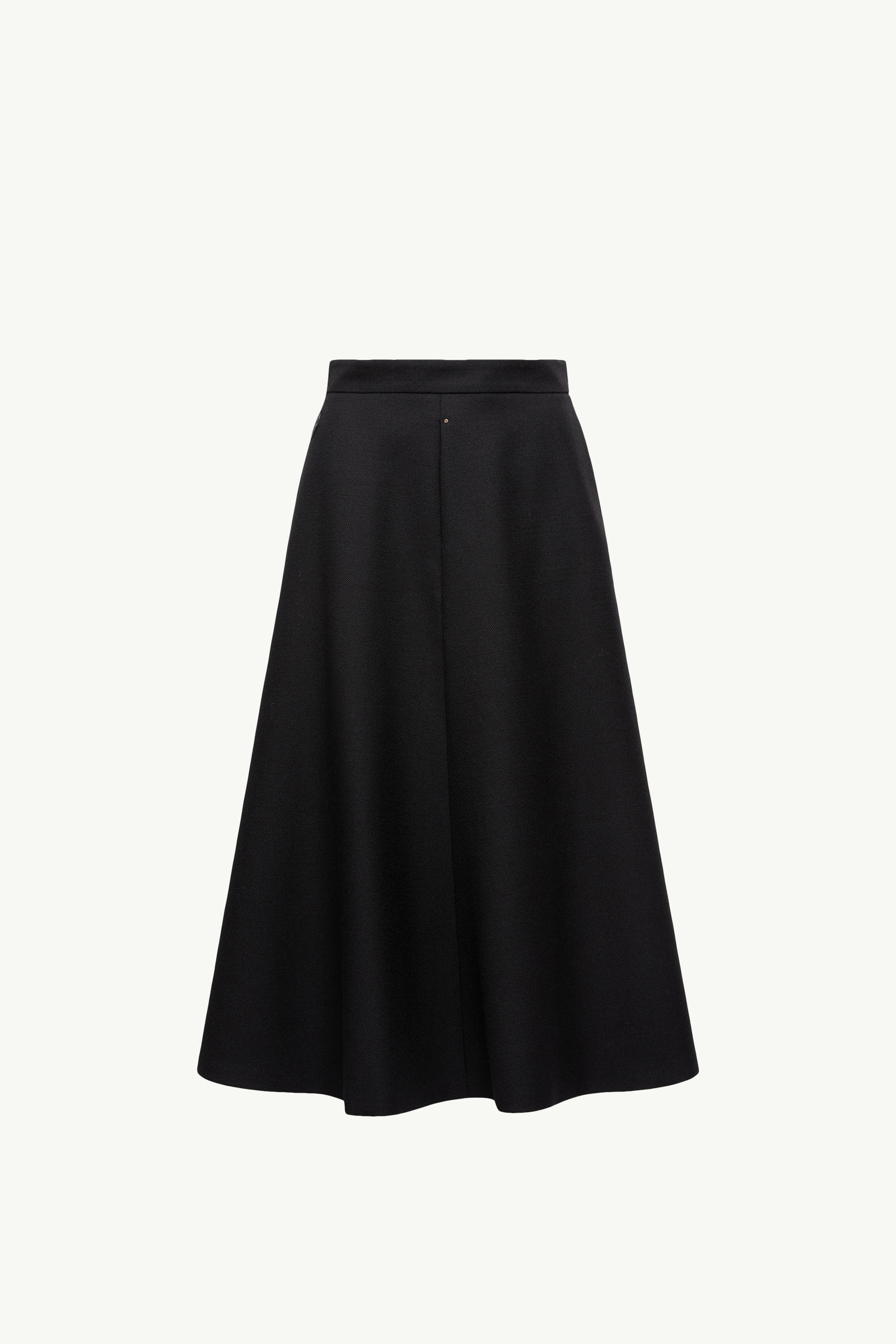 Mouliné Wool Midi Skirt Women Black Moncler 2
