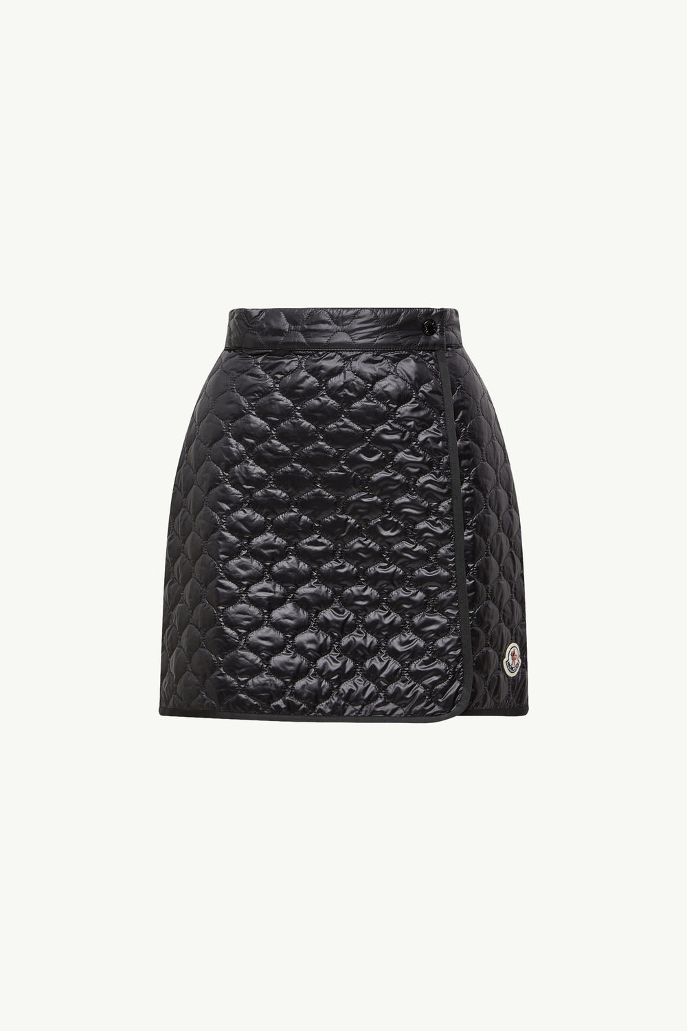 Square-Quilted Padded Mini Skirt Women Black Moncler 2