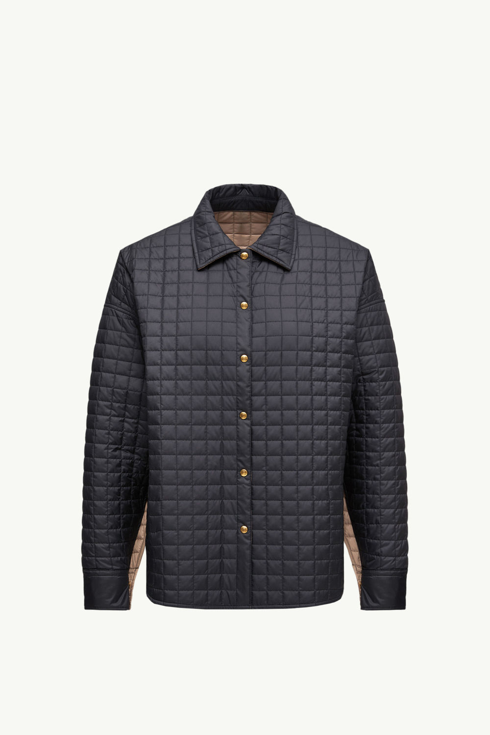 方形絎縫夾層恤衫 女士 黑色 Moncler 2