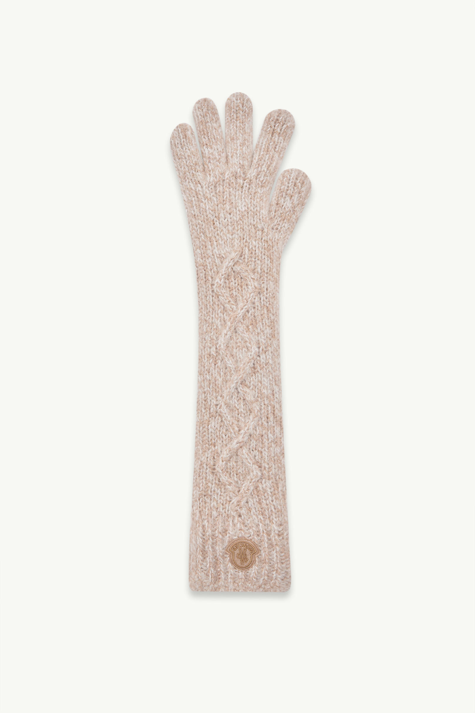 Alpaca Blend Gloves Women Beige Moncler 0