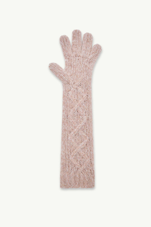 Alpaca Blend Gloves Women Rose Pink Moncler 2