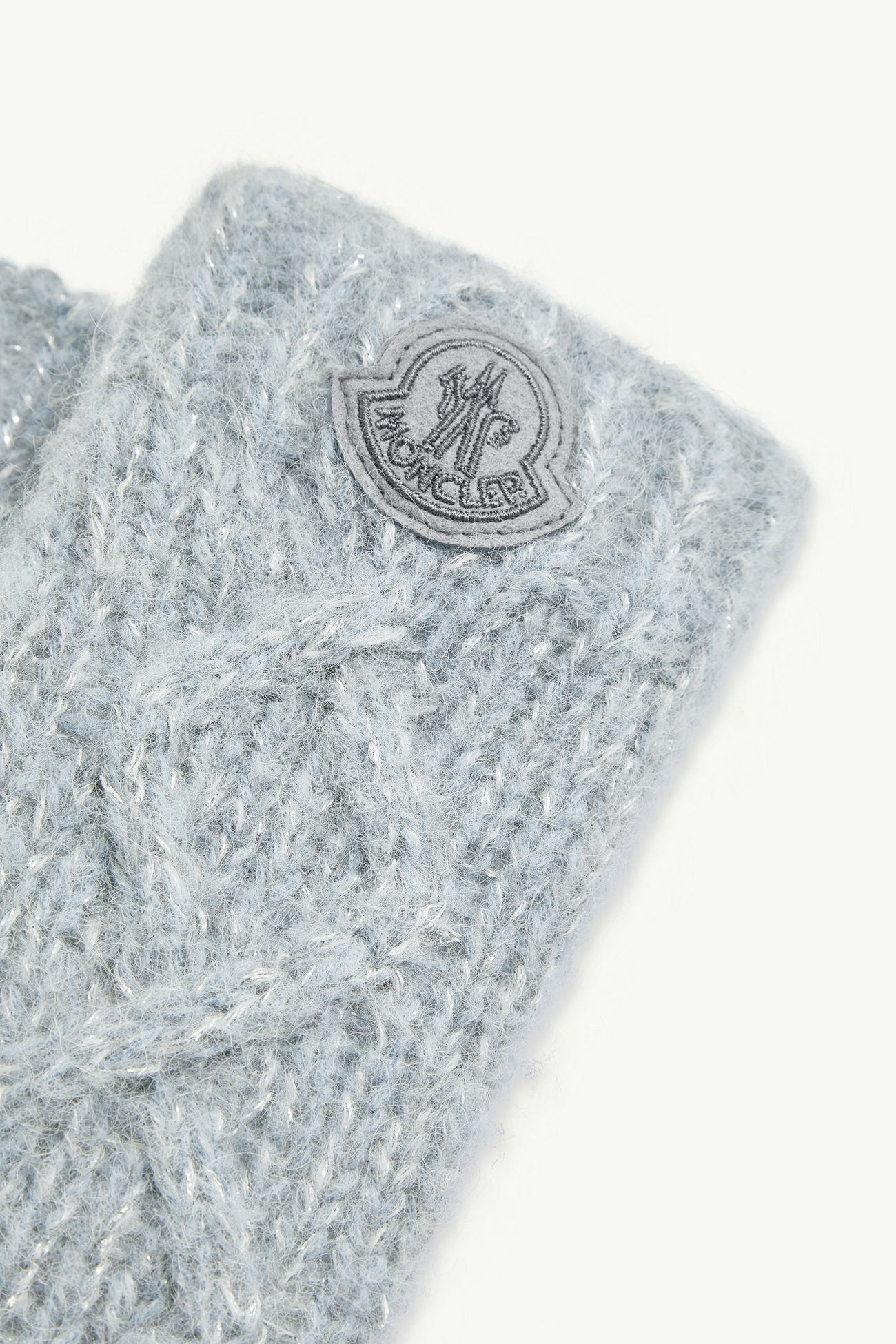 Handschuhe aus Alpakamischung Damen Hellblau Moncler 3