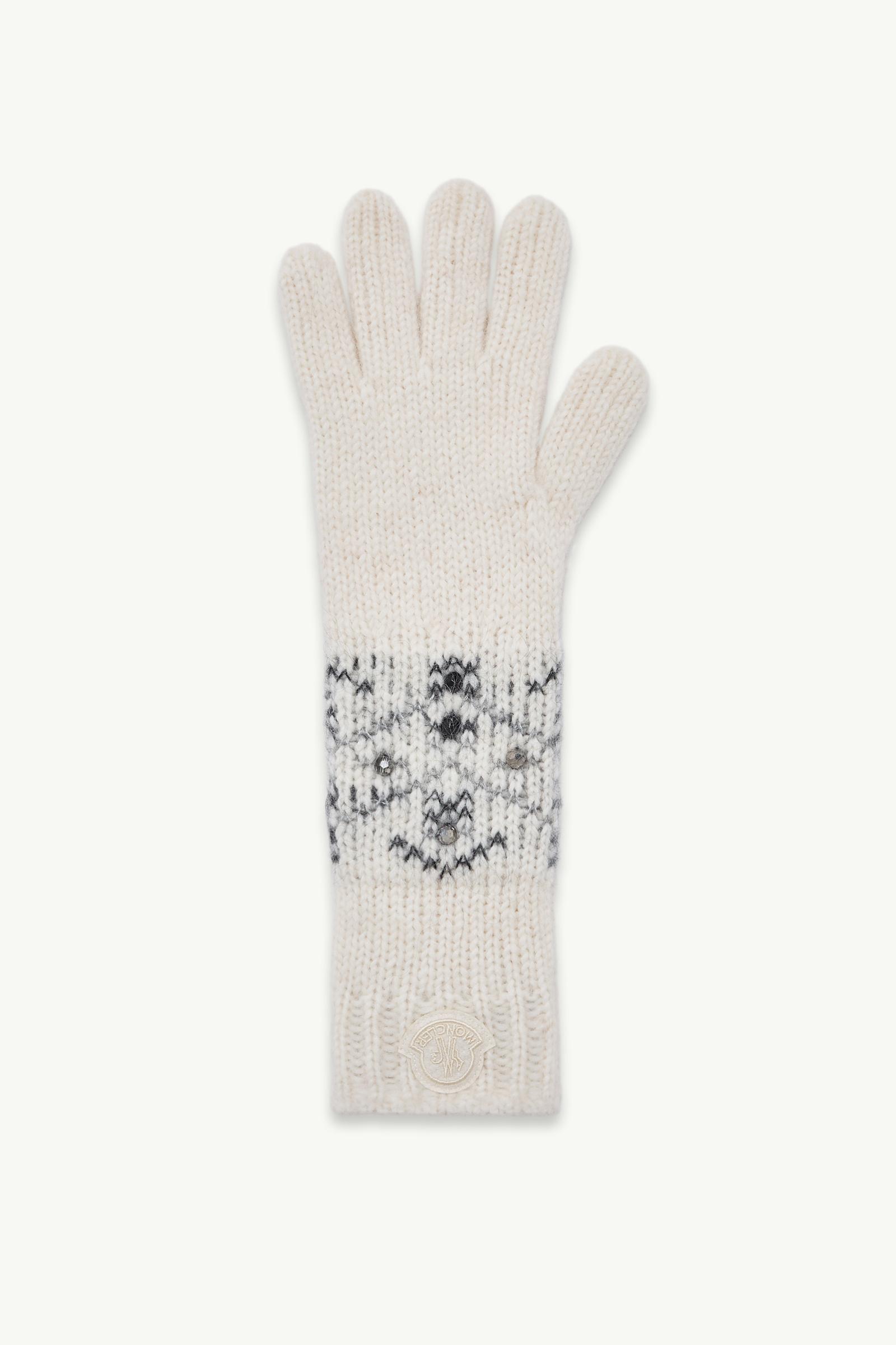 Crystal-Embroidered Alpaca & Wool Blend Gloves_findInBoutique_image