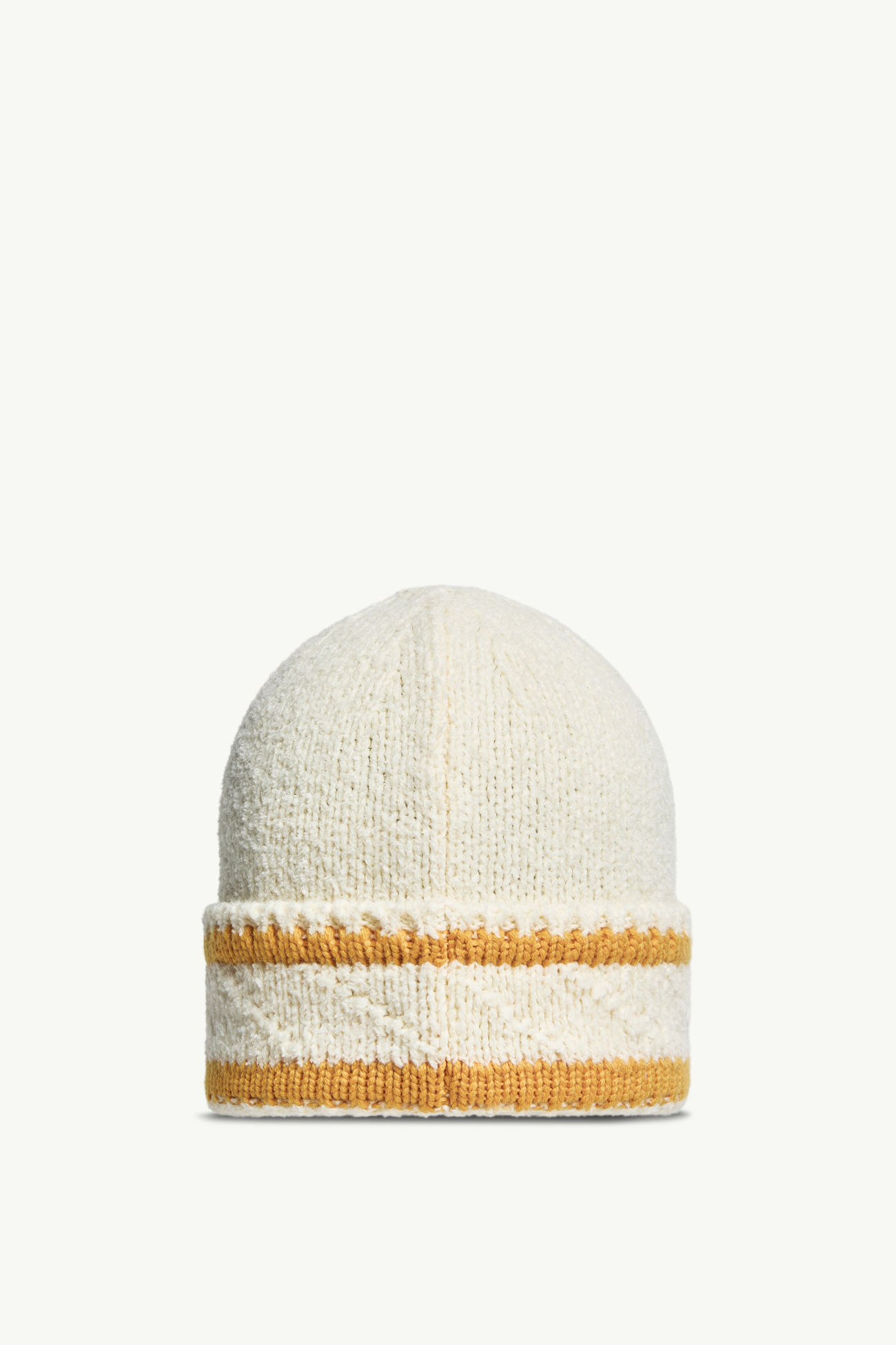 條紋羊毛棉質混紡冷帽 女士 白色 Moncler 3