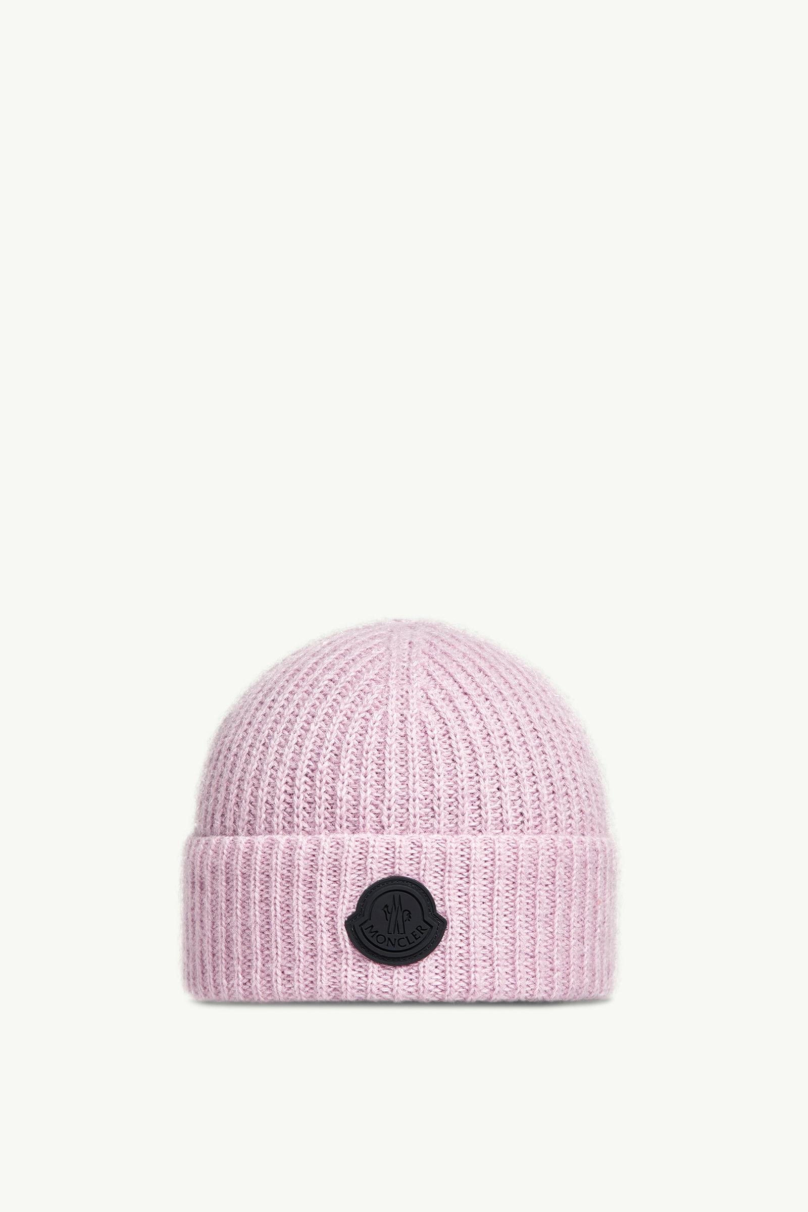 Pink Wool & Mohair Blend Beanie - Hats & Beanies for Women