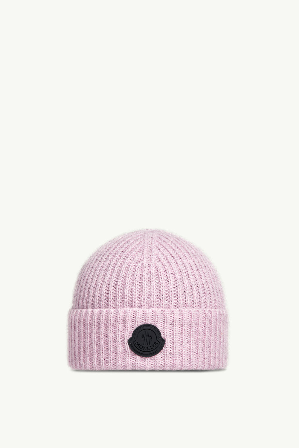 Wool & Mohair Blend Beanie Women Pink Moncler 0