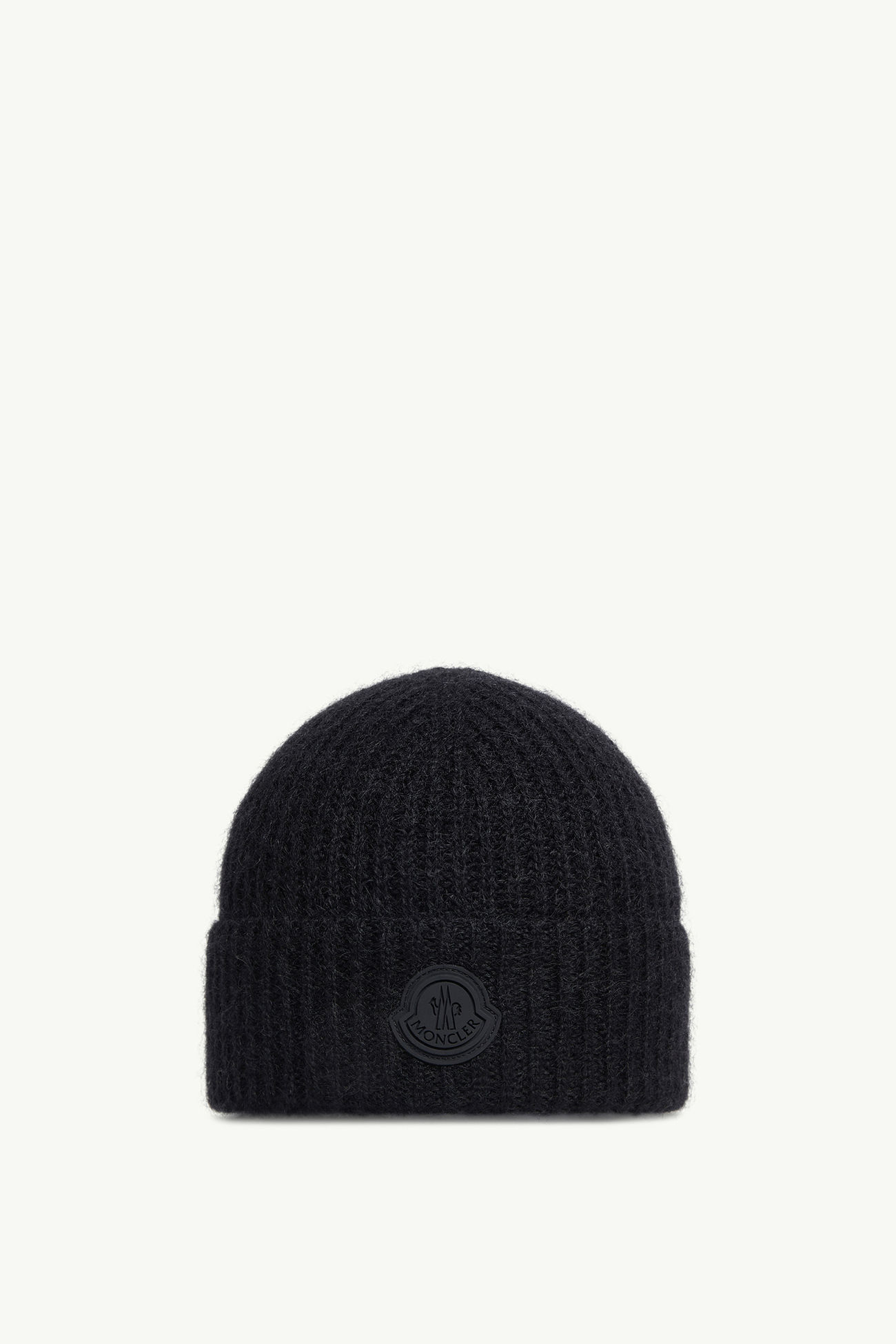Mütze aus einer Wolle-Mohair-Mischung Damen Schwarz Moncler 0